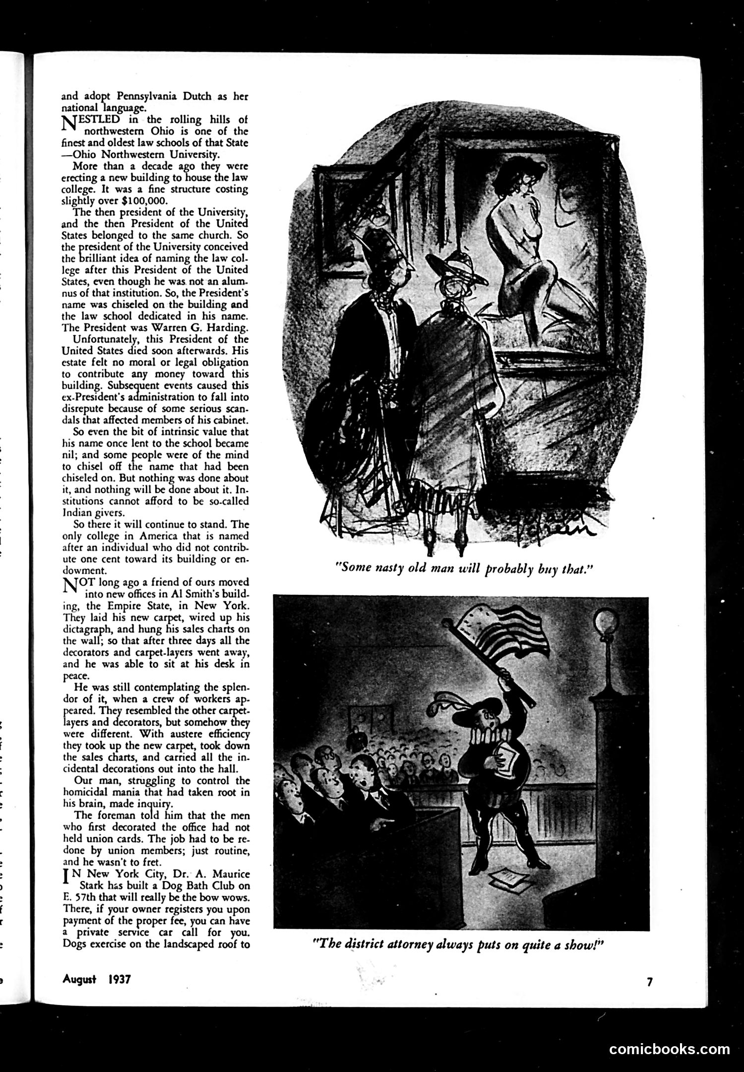 Judge — August 1937 — page 9: Judge, 1937-08