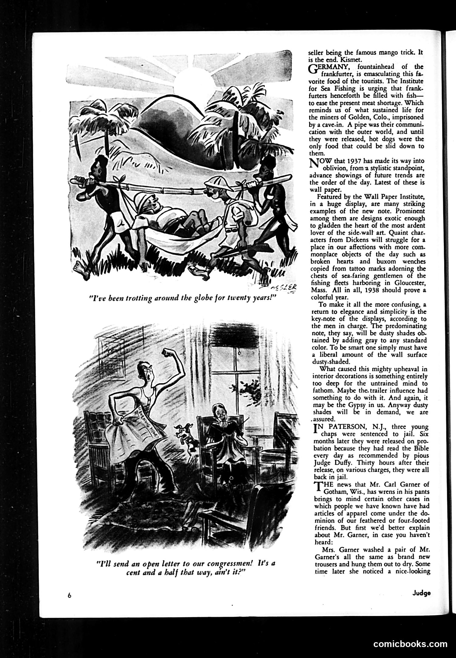 Judge — September 1937 — page 8: Judge, 1937-09