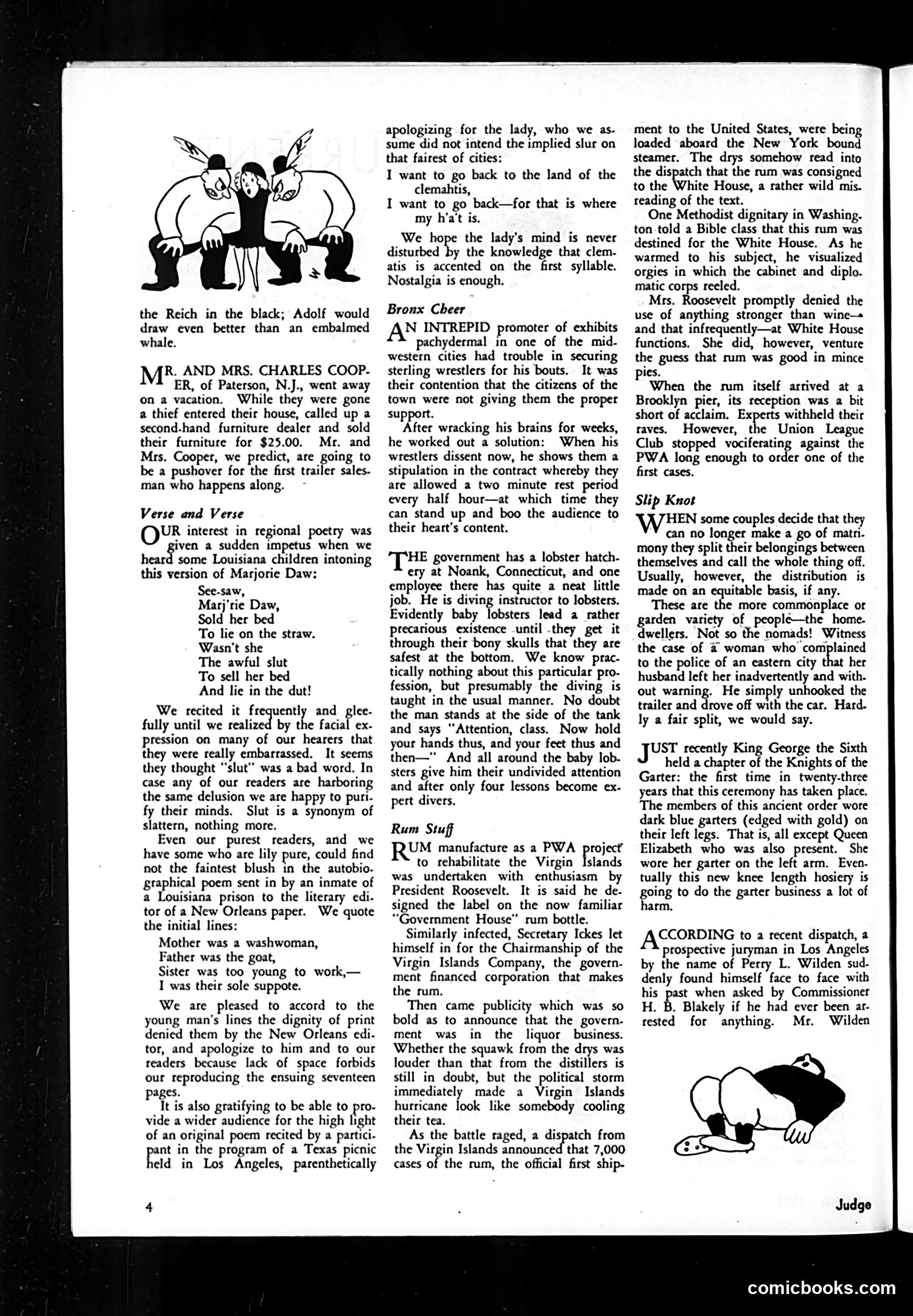 Judge — October 1937 — page 6: Judge, 1937-10
