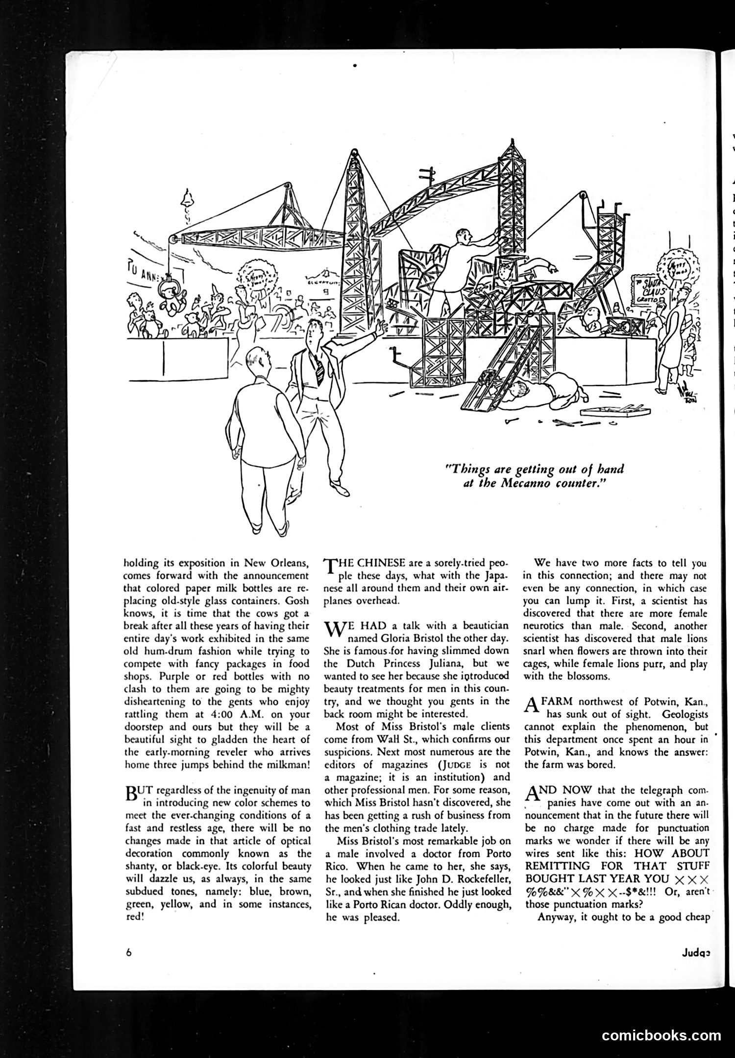 Judge — December 1937 — page 8: Judge, 1937-12