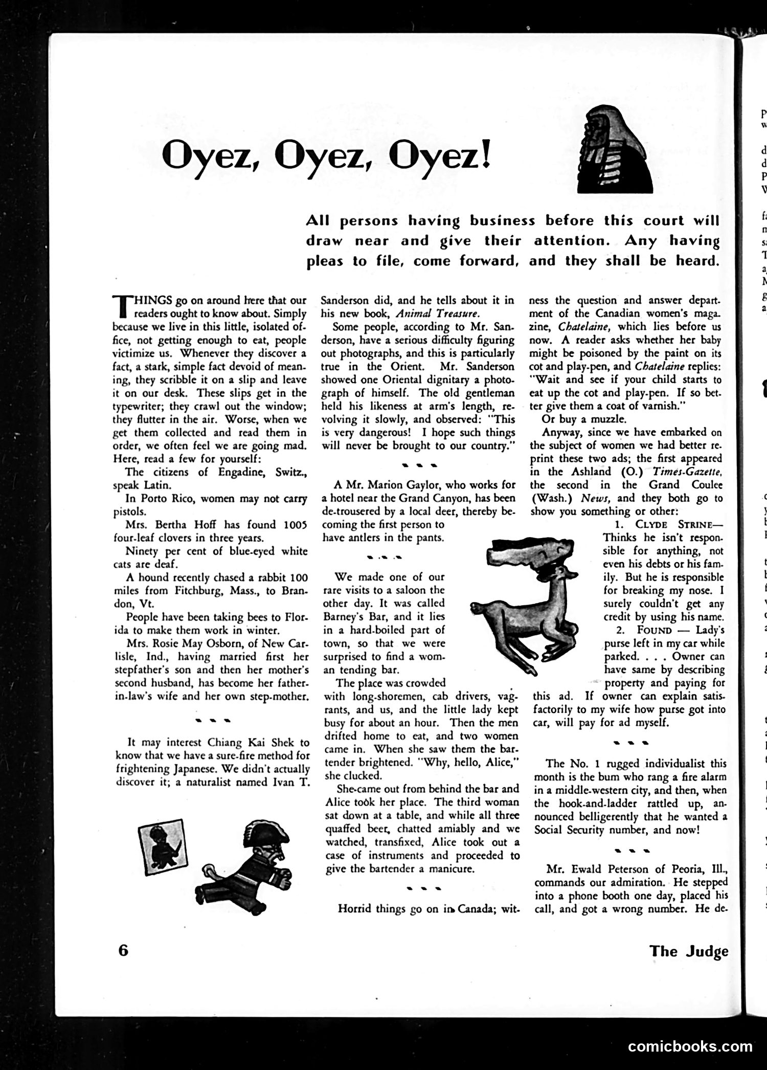 Judge — February 1938 — page 8: Judge, 1938-02