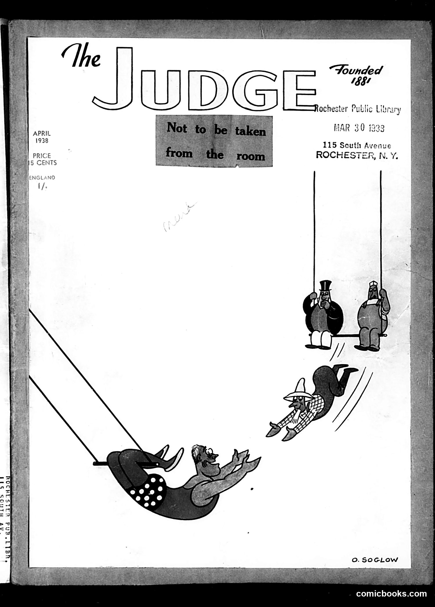 Judge — April 1938 — page 1: Judge, 1938-04