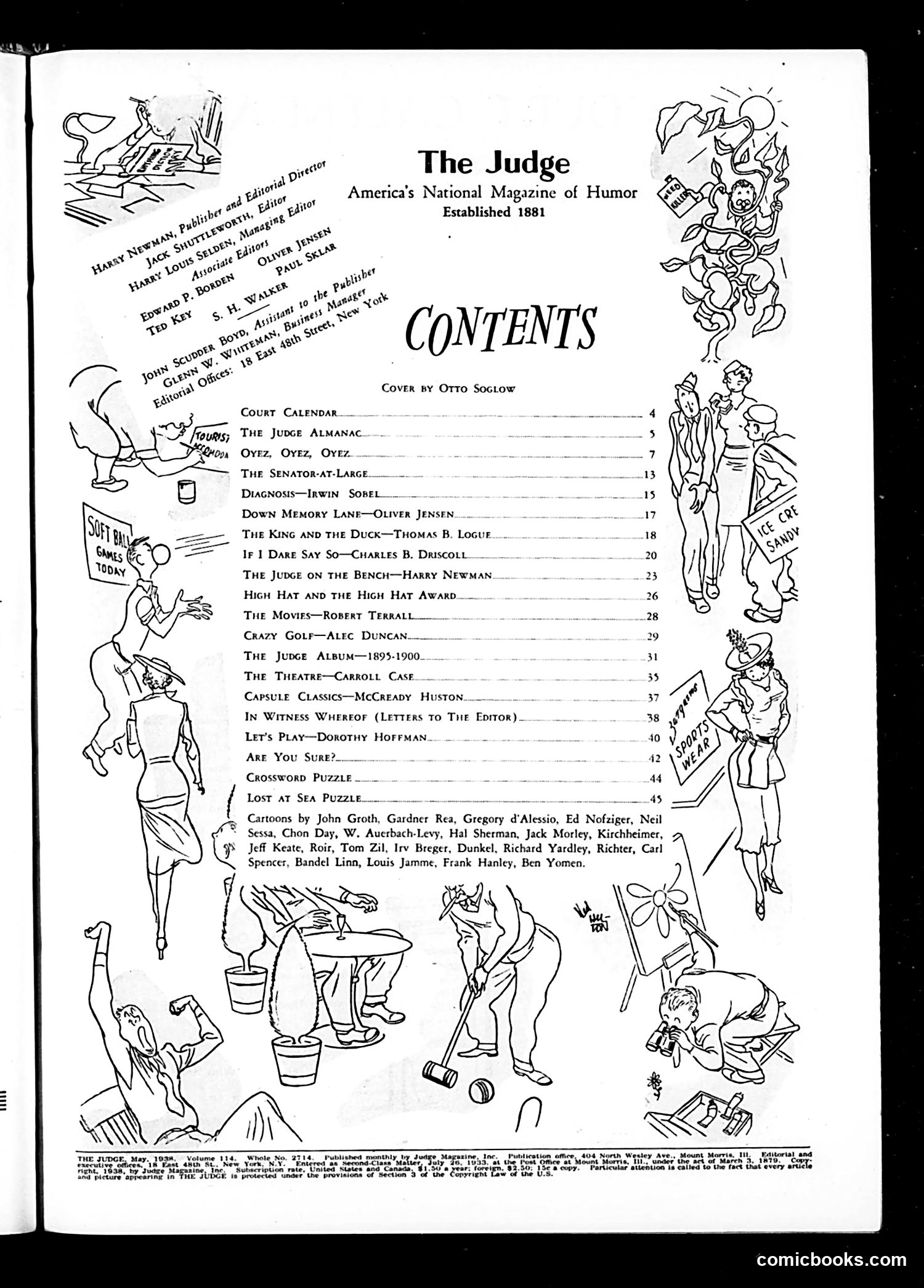 Judge — May 1938 — page 5: Judge, 1938-05
