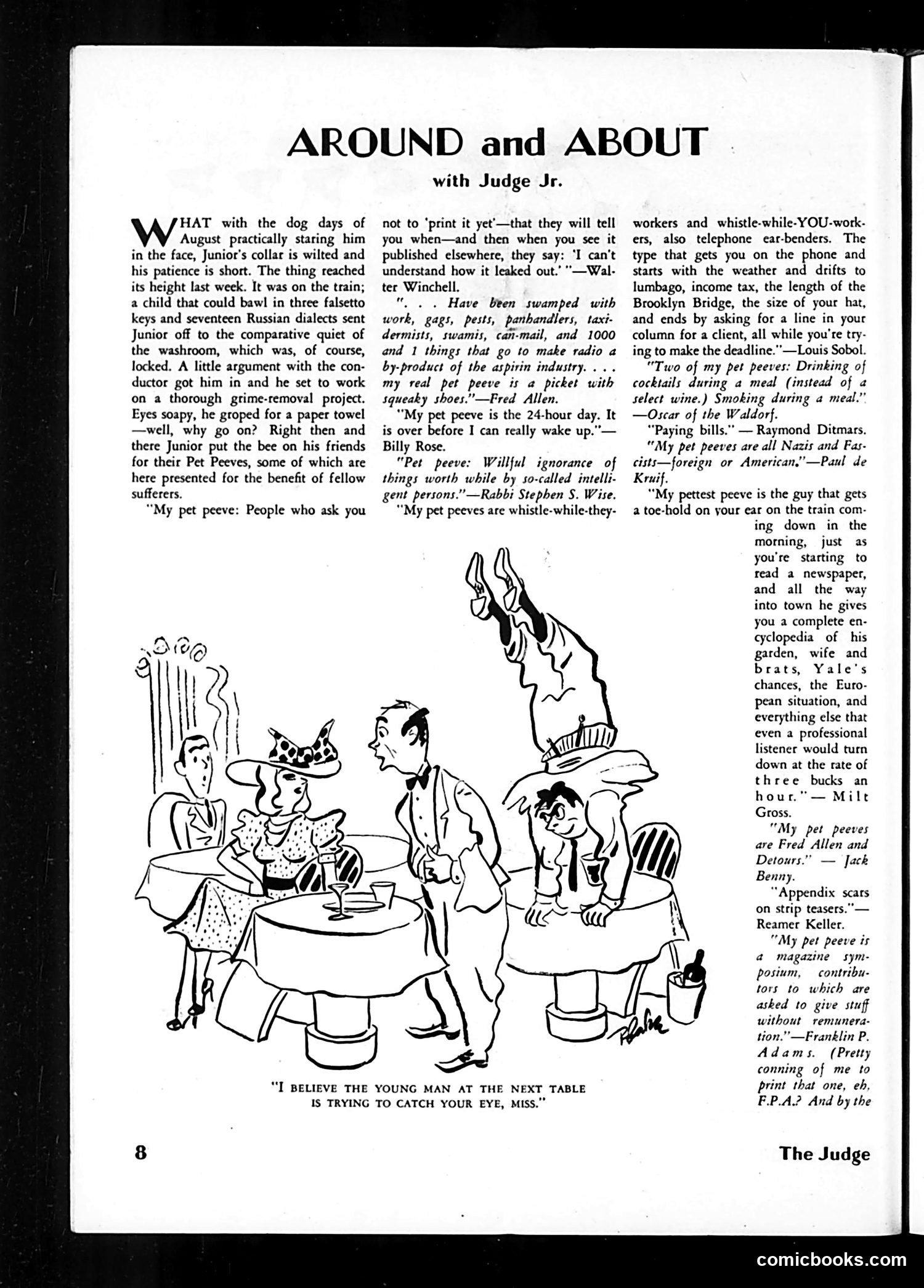 Judge — August 1938 — page 10: Judge, 1938-08