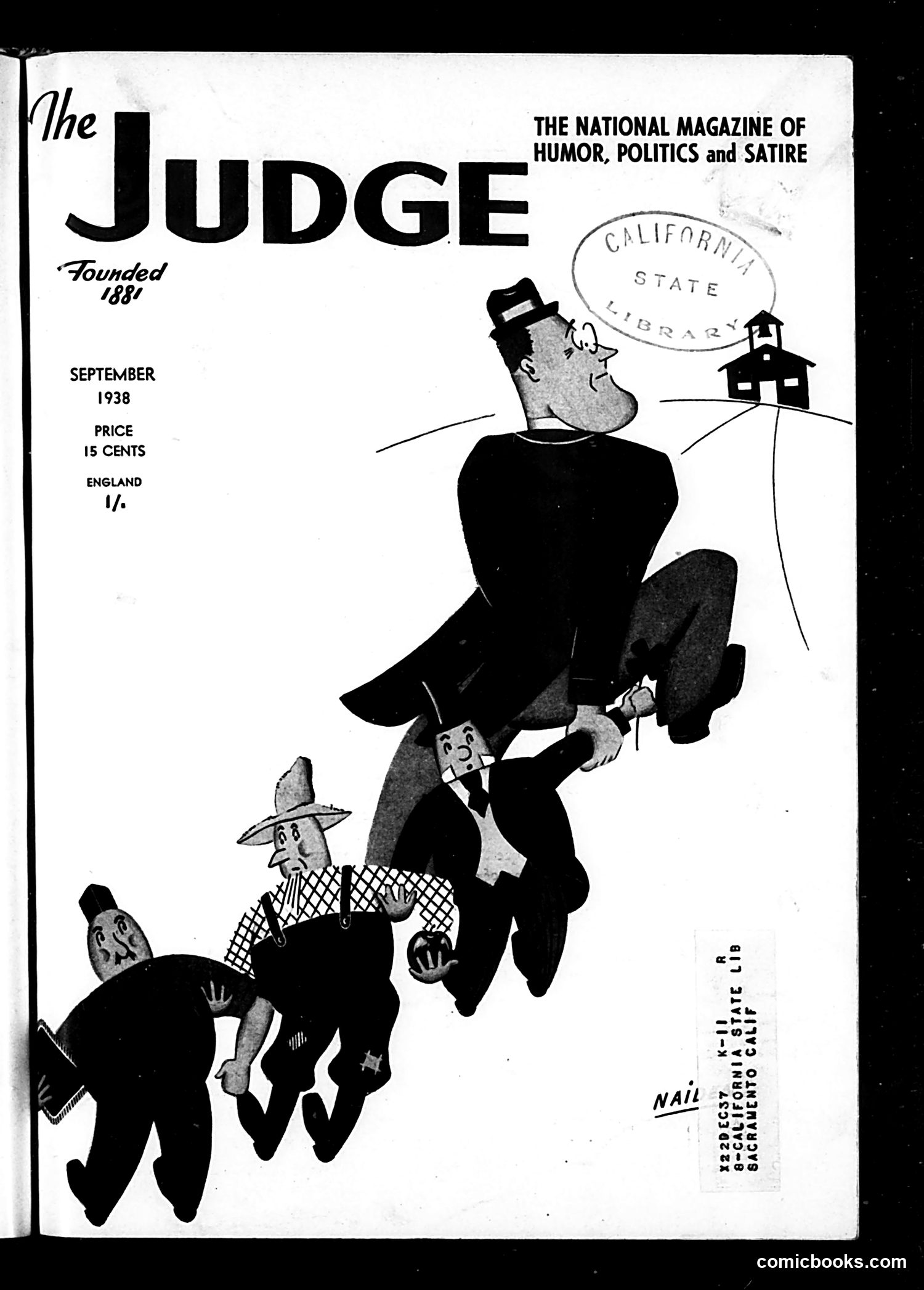 Judge — September 1938 — page 1: Judge, 1938-09