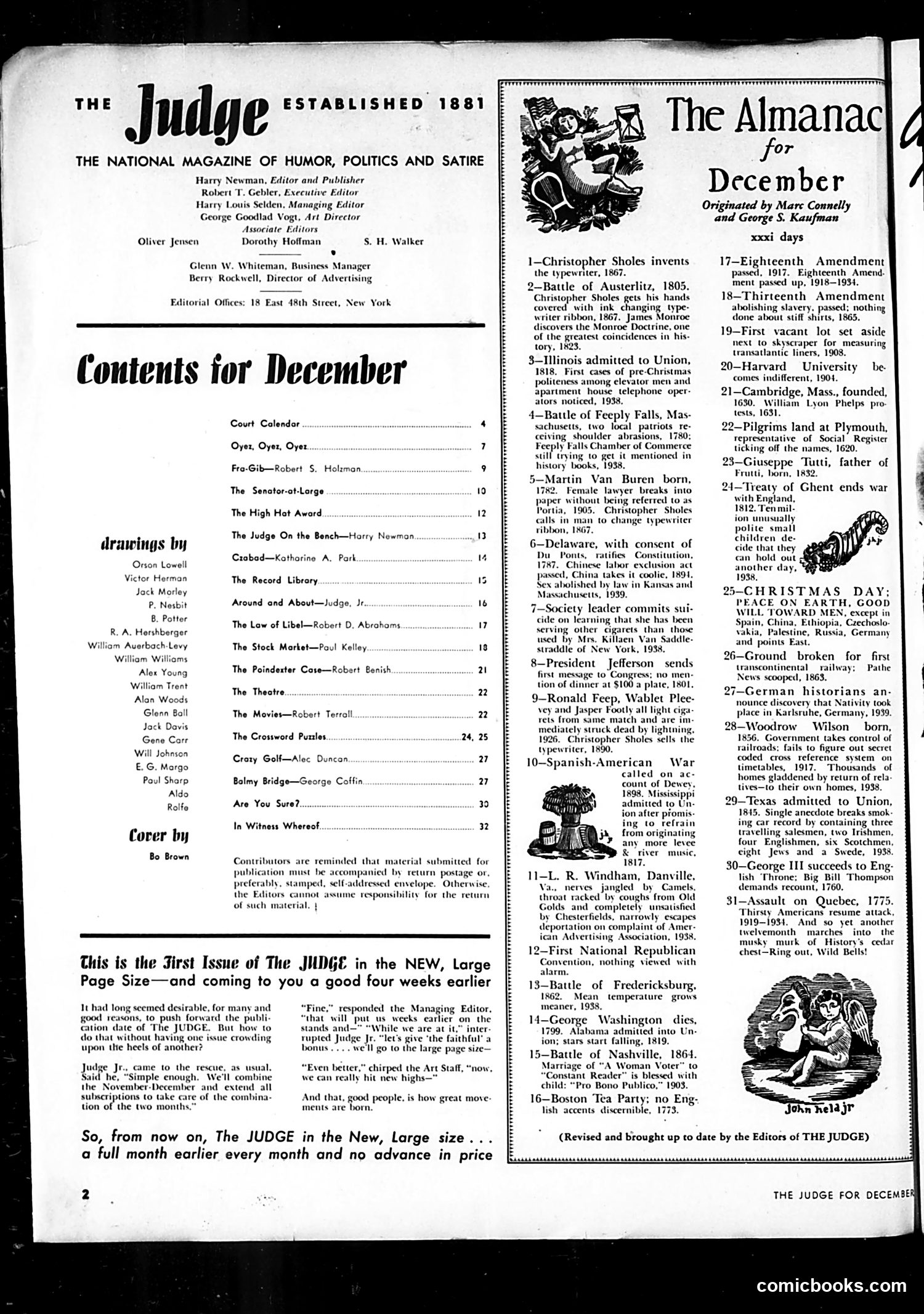 Judge — December 1938 — page 4: Judge, 1938-12