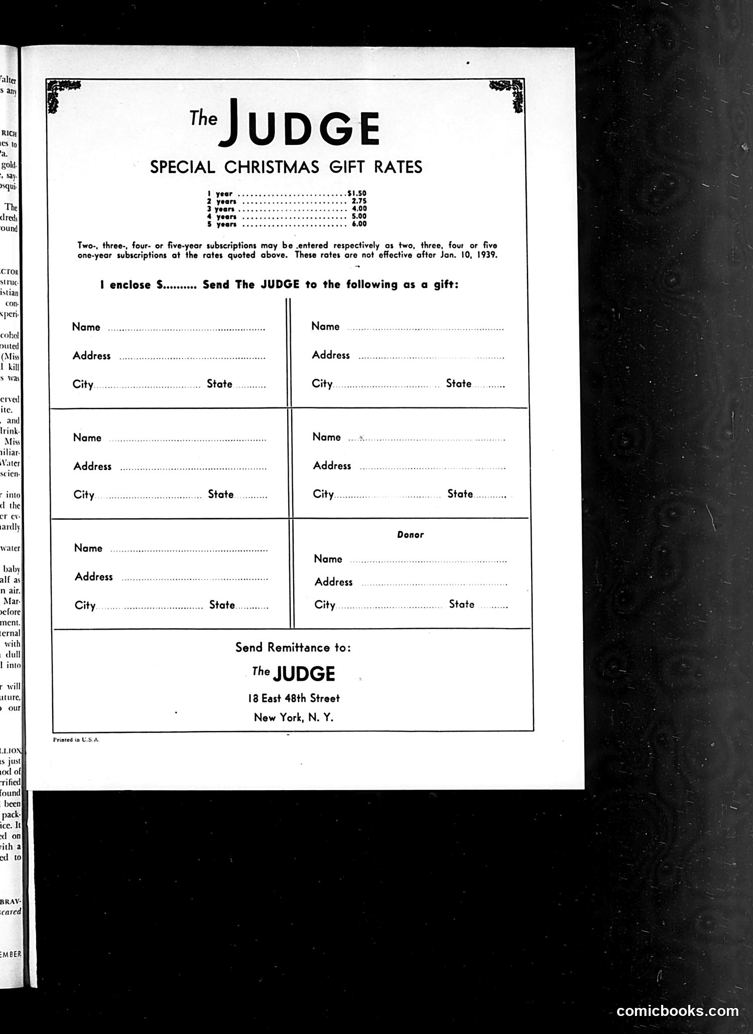 Judge — December 1938 — page 11: Judge, 1938-12