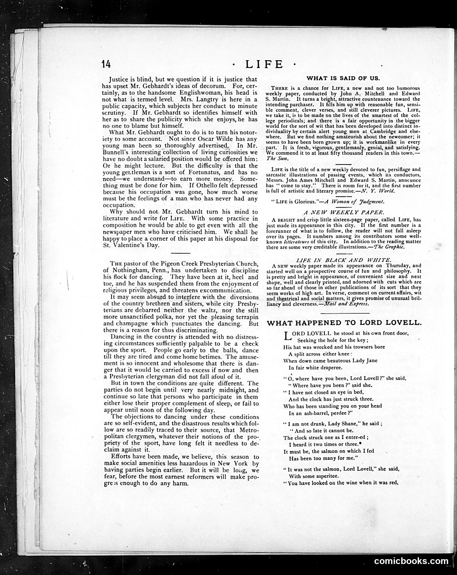 Life — January 11, 1883 — page 4: Life, 1883-01-11
