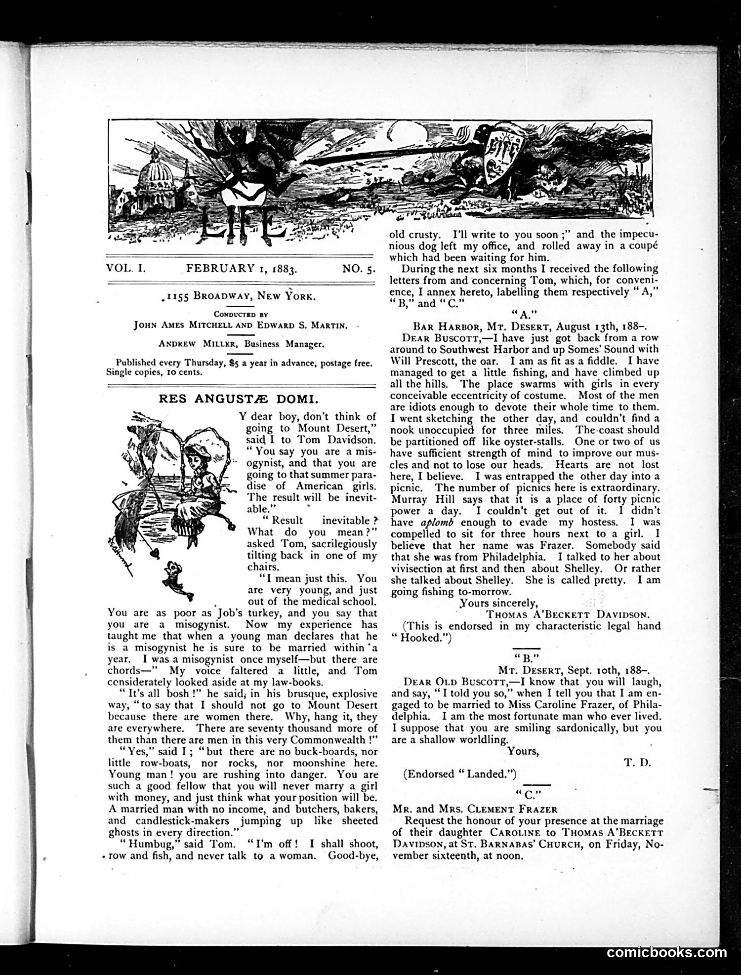Life — February 1, 1883 — page 3: Life, 1883-02-01