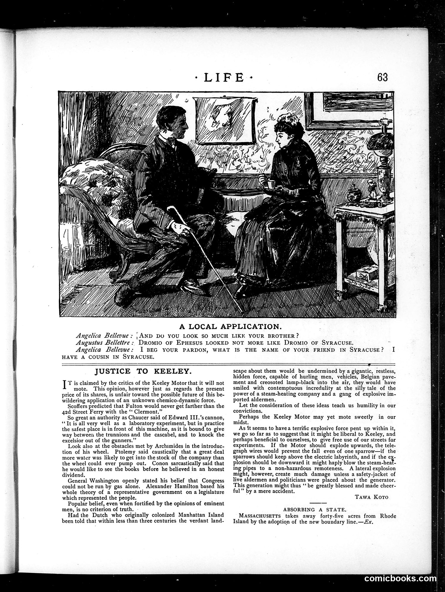 Life — February 8, 1883 — page 5: Life, 1883-02-08