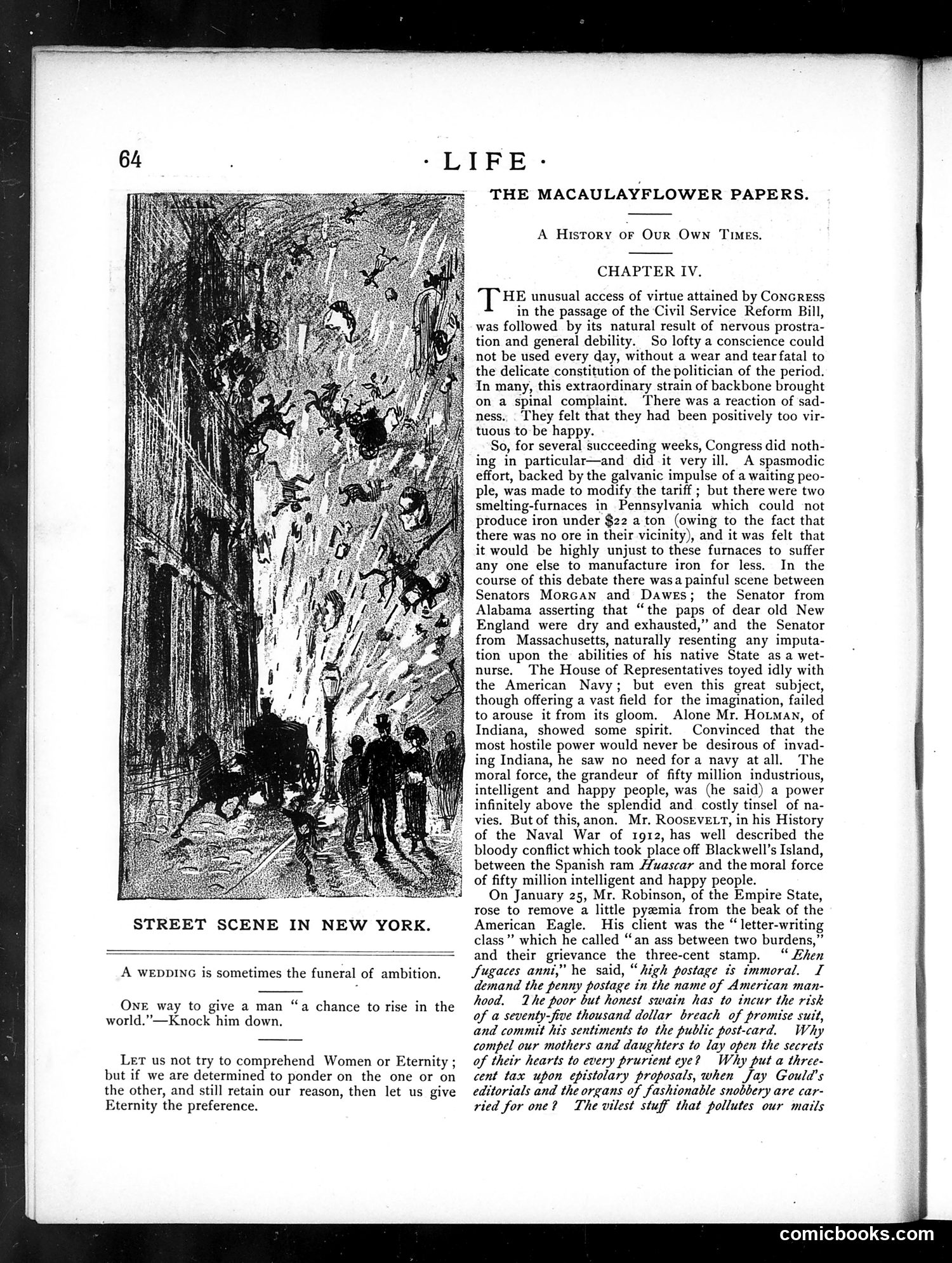 Life — February 8, 1883 — page 6: Life, 1883-02-08
