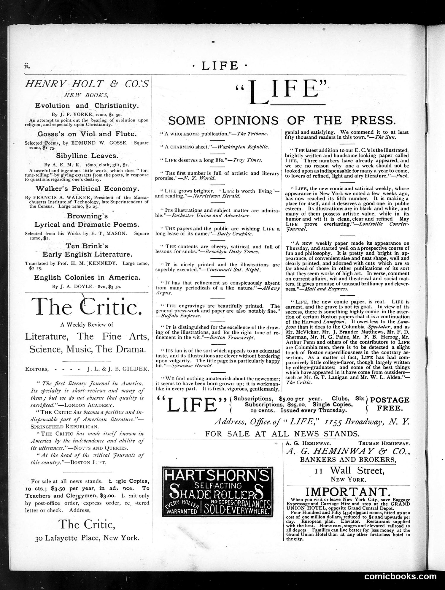 Life — February 15, 1883 — page 2: Life, 1883-02-15