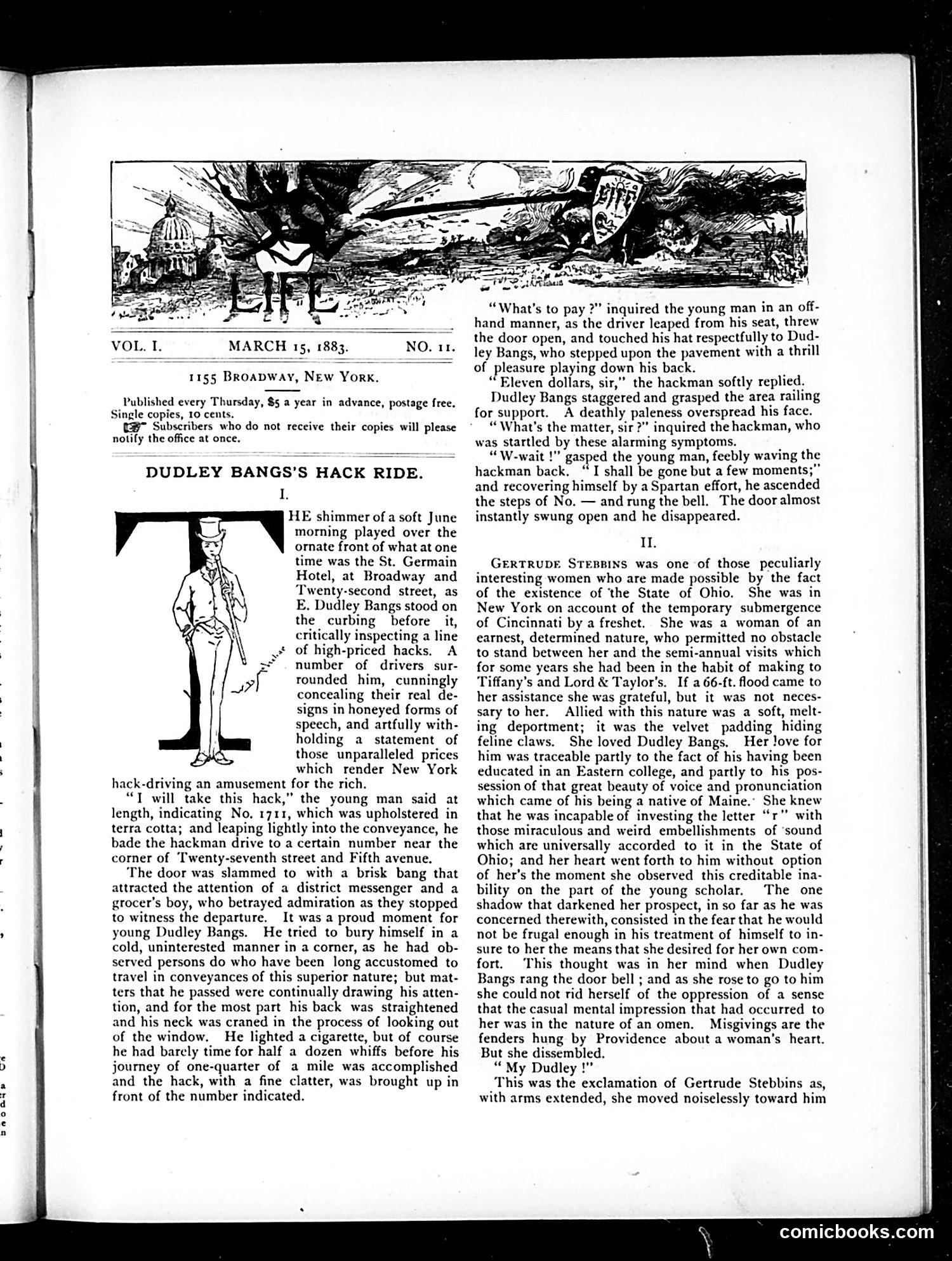 Life — March 15, 1883 — page 3: Life, 1883-03-15