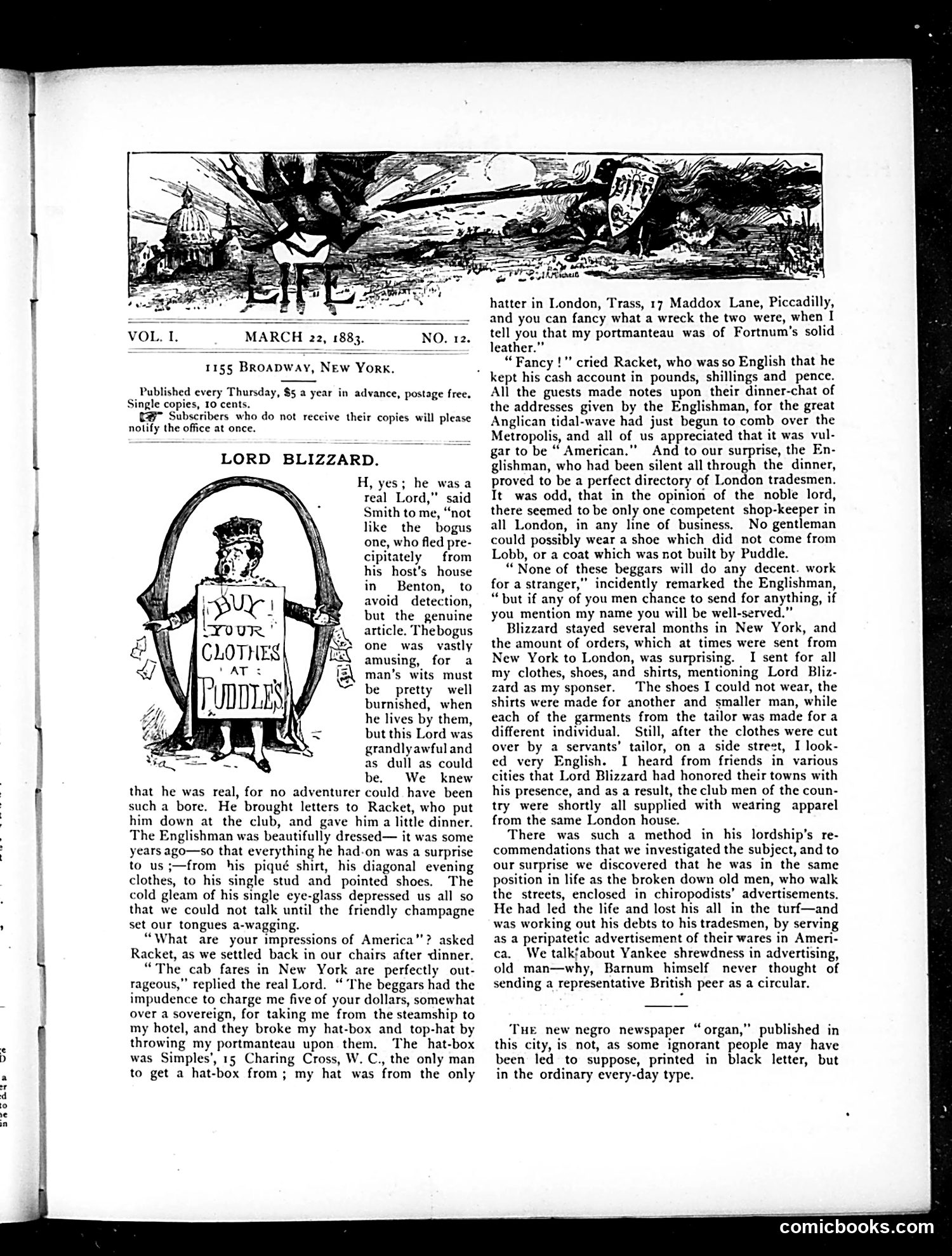 Life — March 22, 1883 — page 3: Life, 1883-03-22