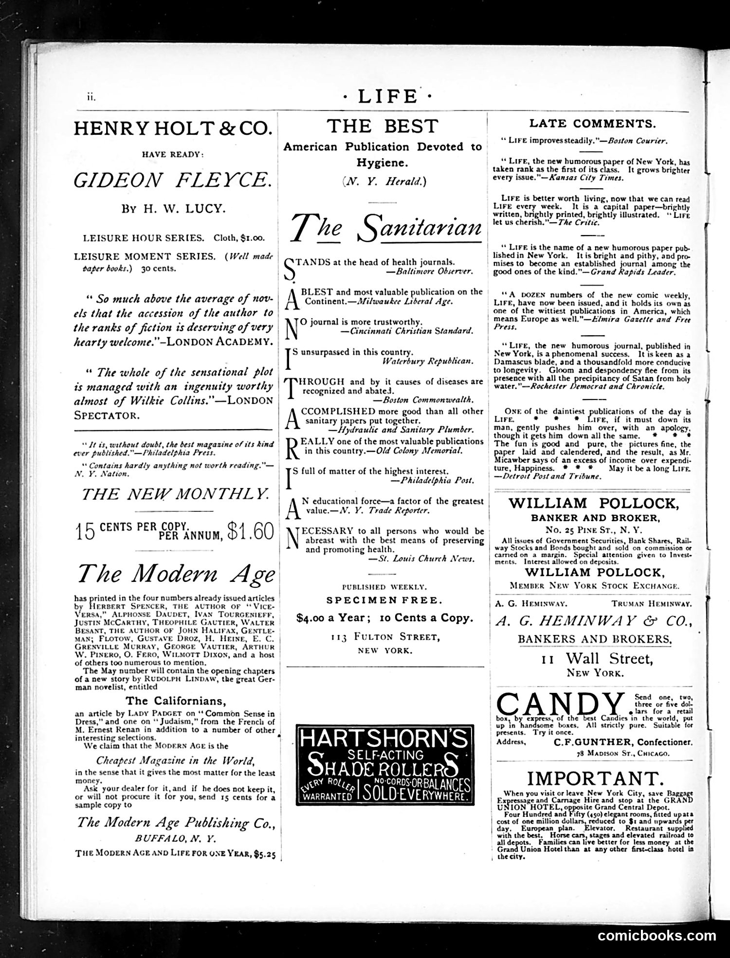 Life — April 5, 1883 — page 2: Life, 1883-04-05