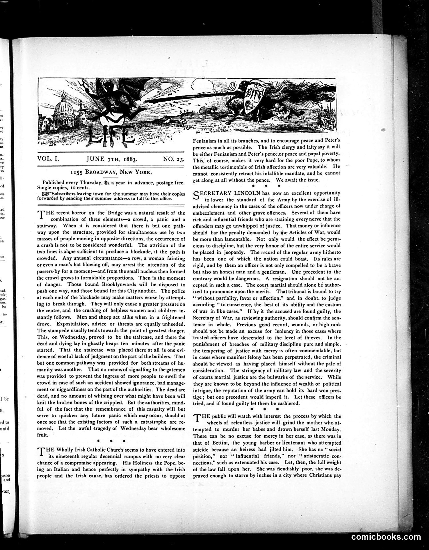 Life — June 7, 1883 — page 3: Life, 1883-06-07