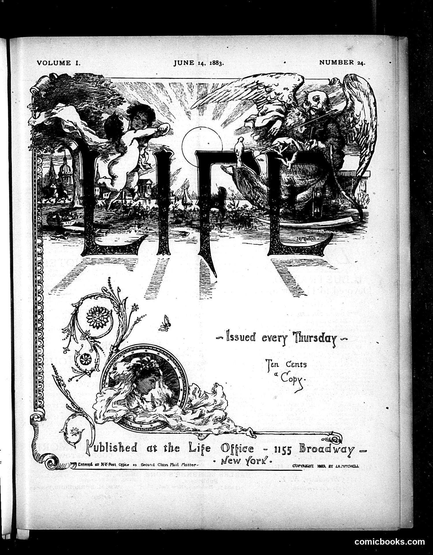 Life — June 14, 1883 — page 1: Life, 1883-06-14