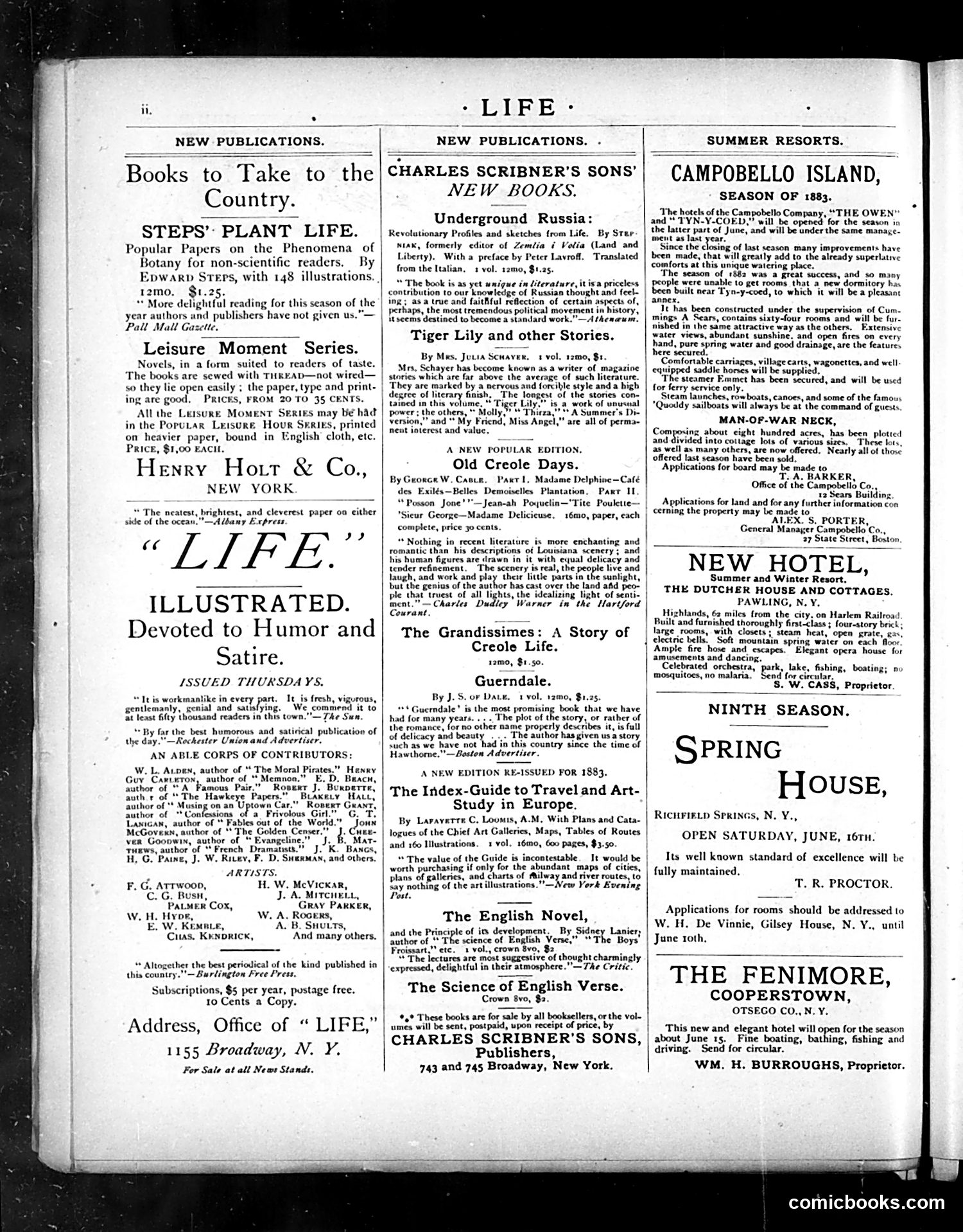 Life — June 14, 1883 — page 2: Life, 1883-06-14