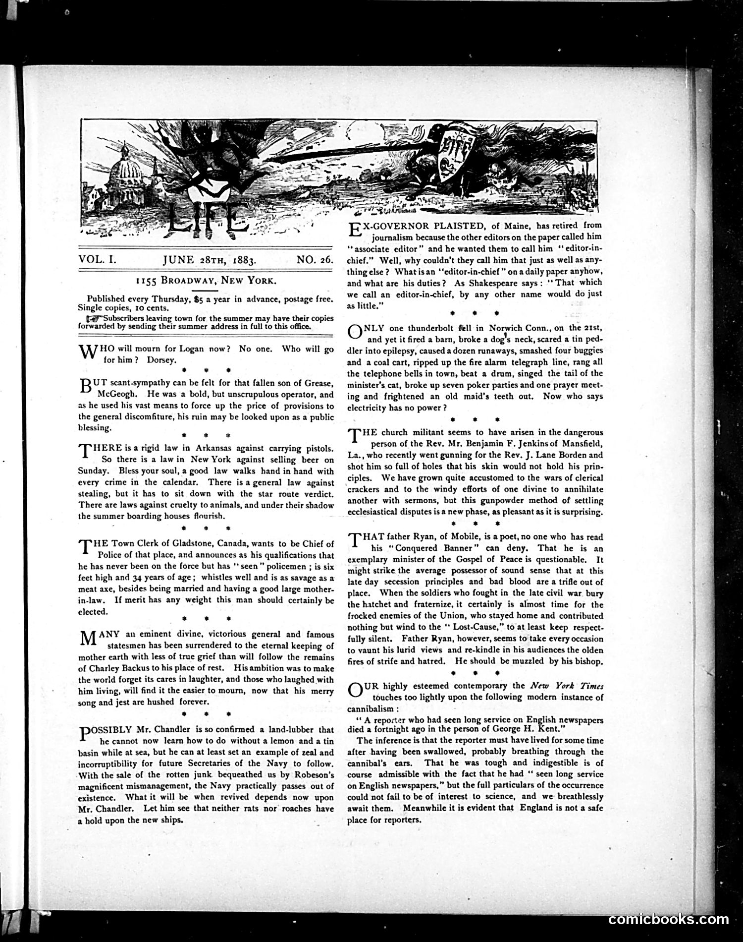 Life — June 28, 1883 — page 3: Life, 1883-06-28
