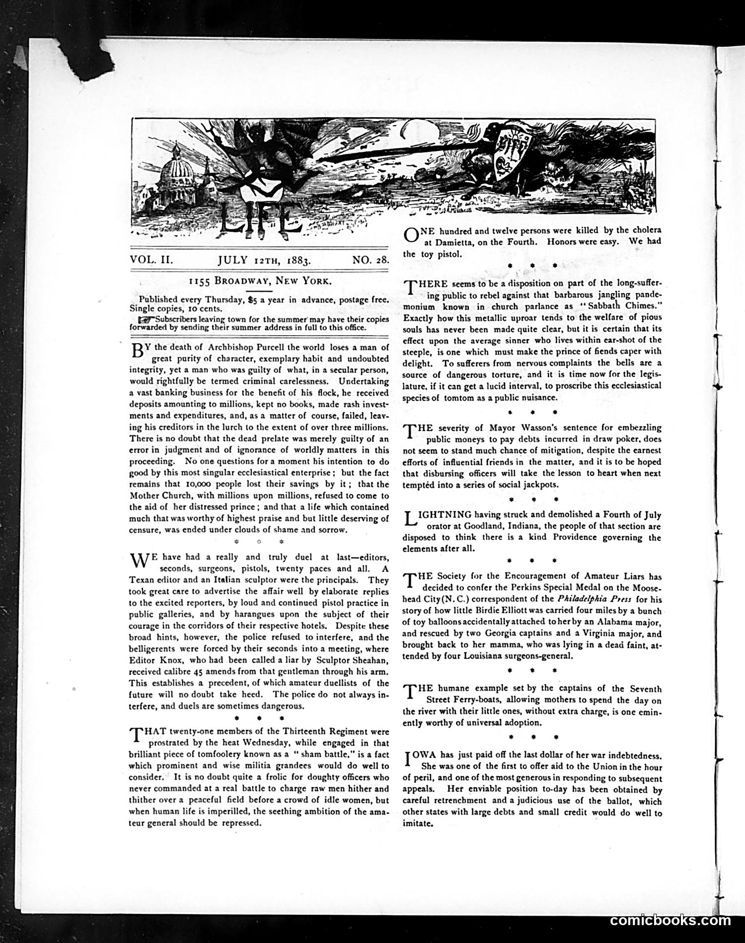 Life — July 12, 1883 — page 4: Life, 1883-07-12