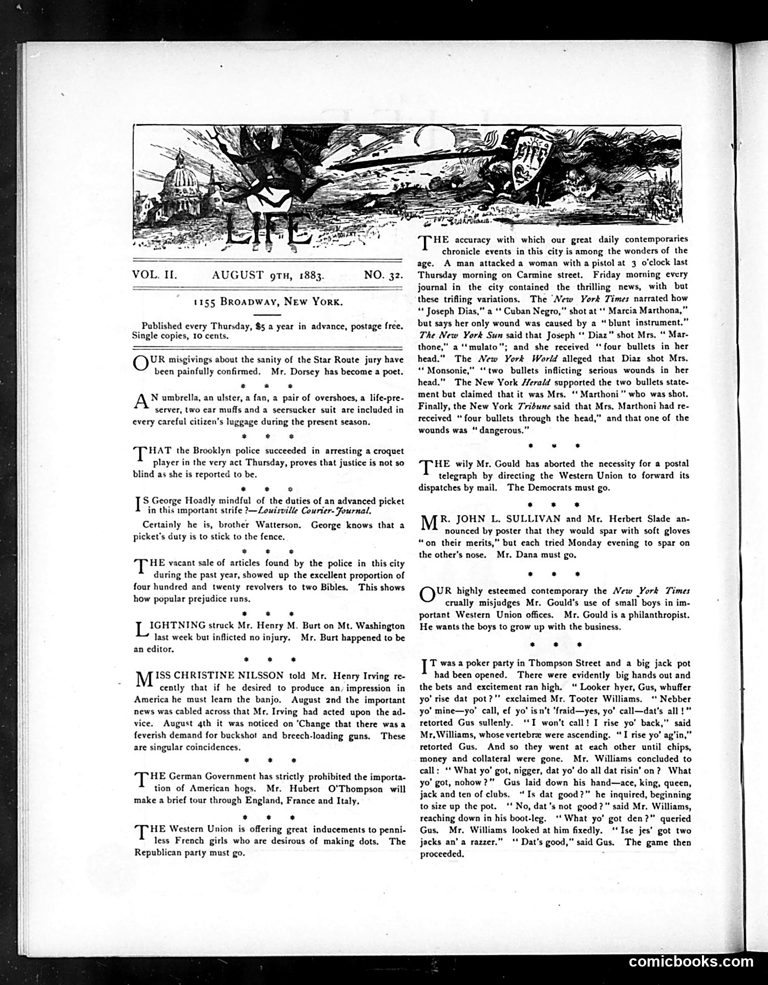 Life — August 9, 1883 — page 4: Life, 1883-08-09