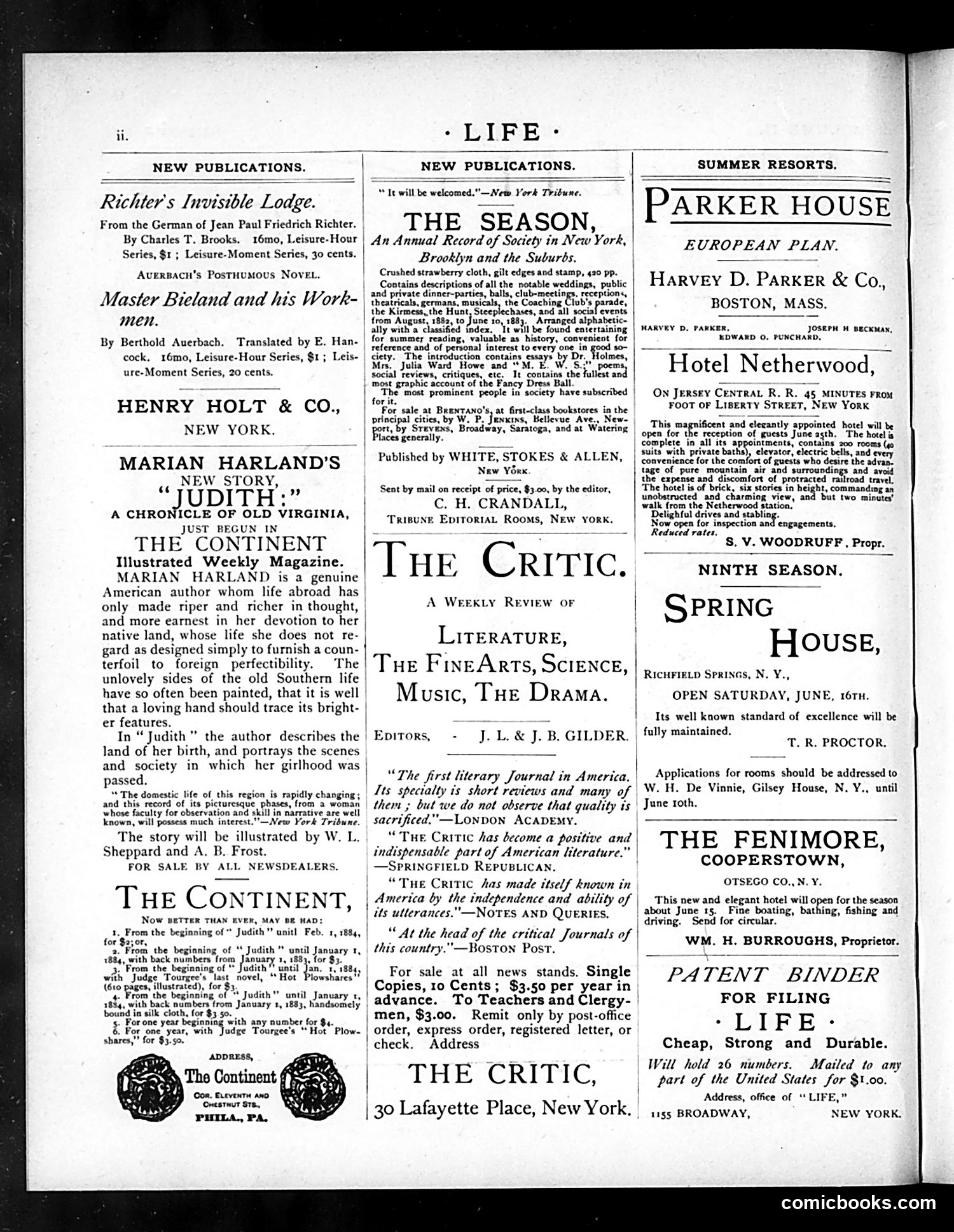 Life — August 16, 1883 — page 2: Life, 1883-08-16