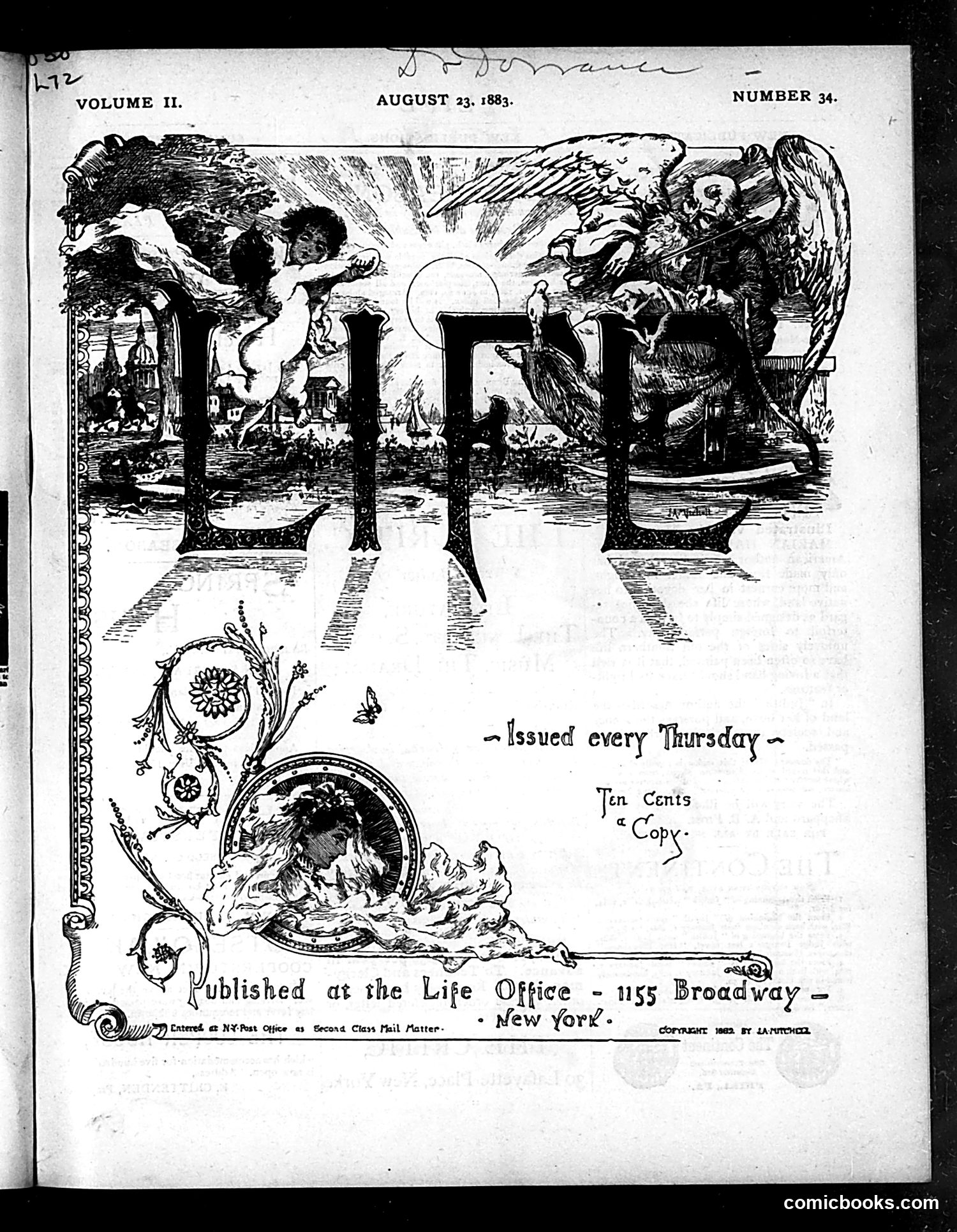 Life — August 23, 1883 — page 1 of 16