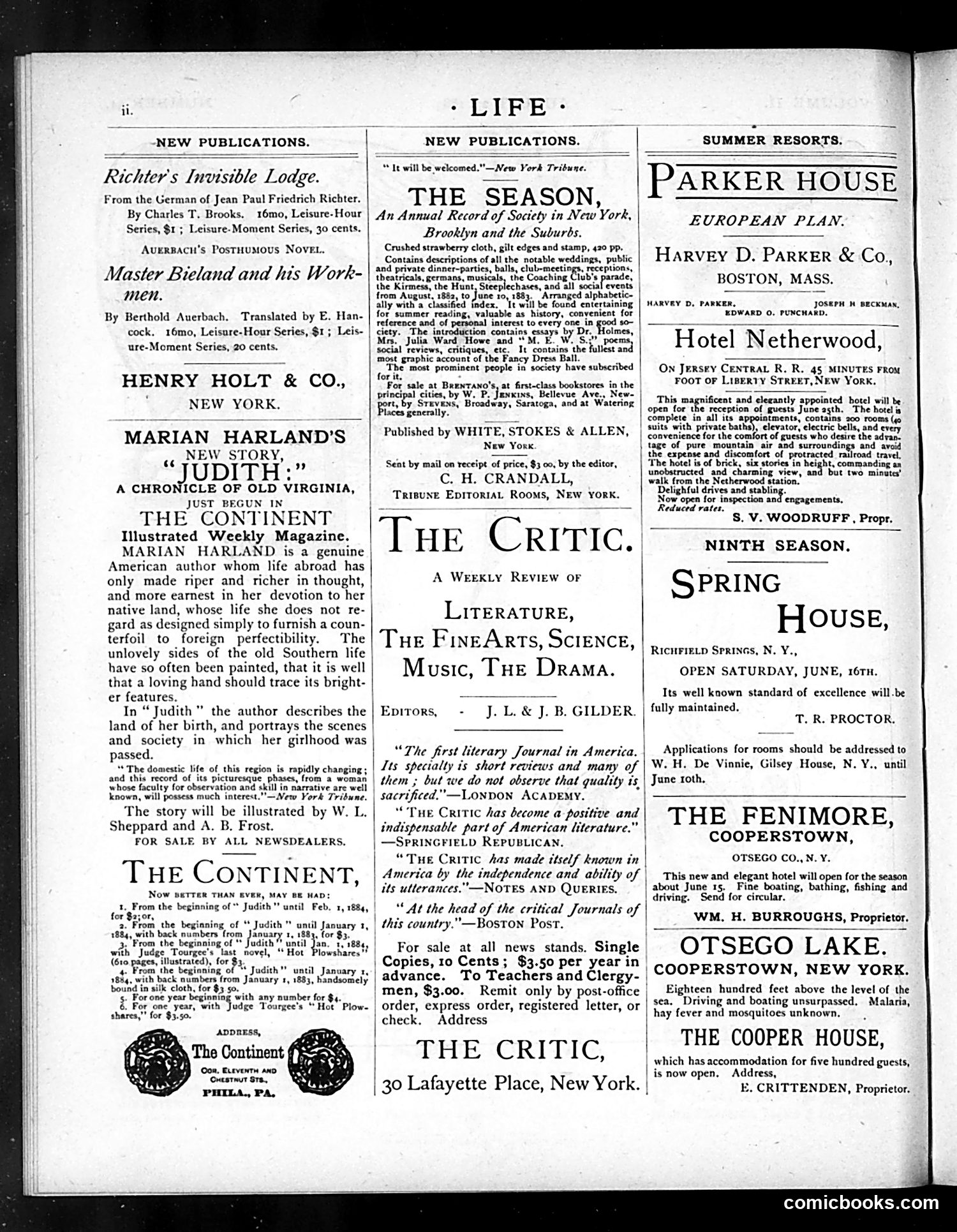 Life — August 23, 1883 — page 2: Life, 1883-08-23