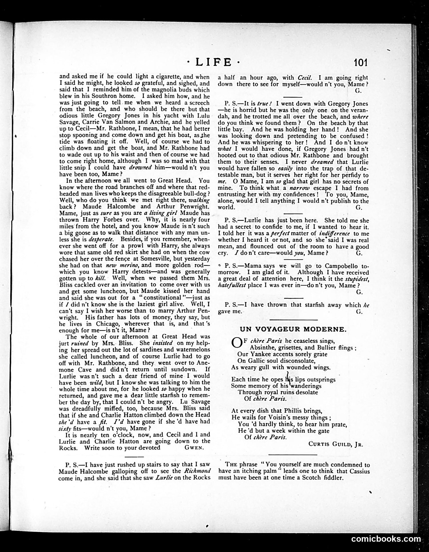 Life — August 30, 1883 — page 7: Life, 1883-08-30