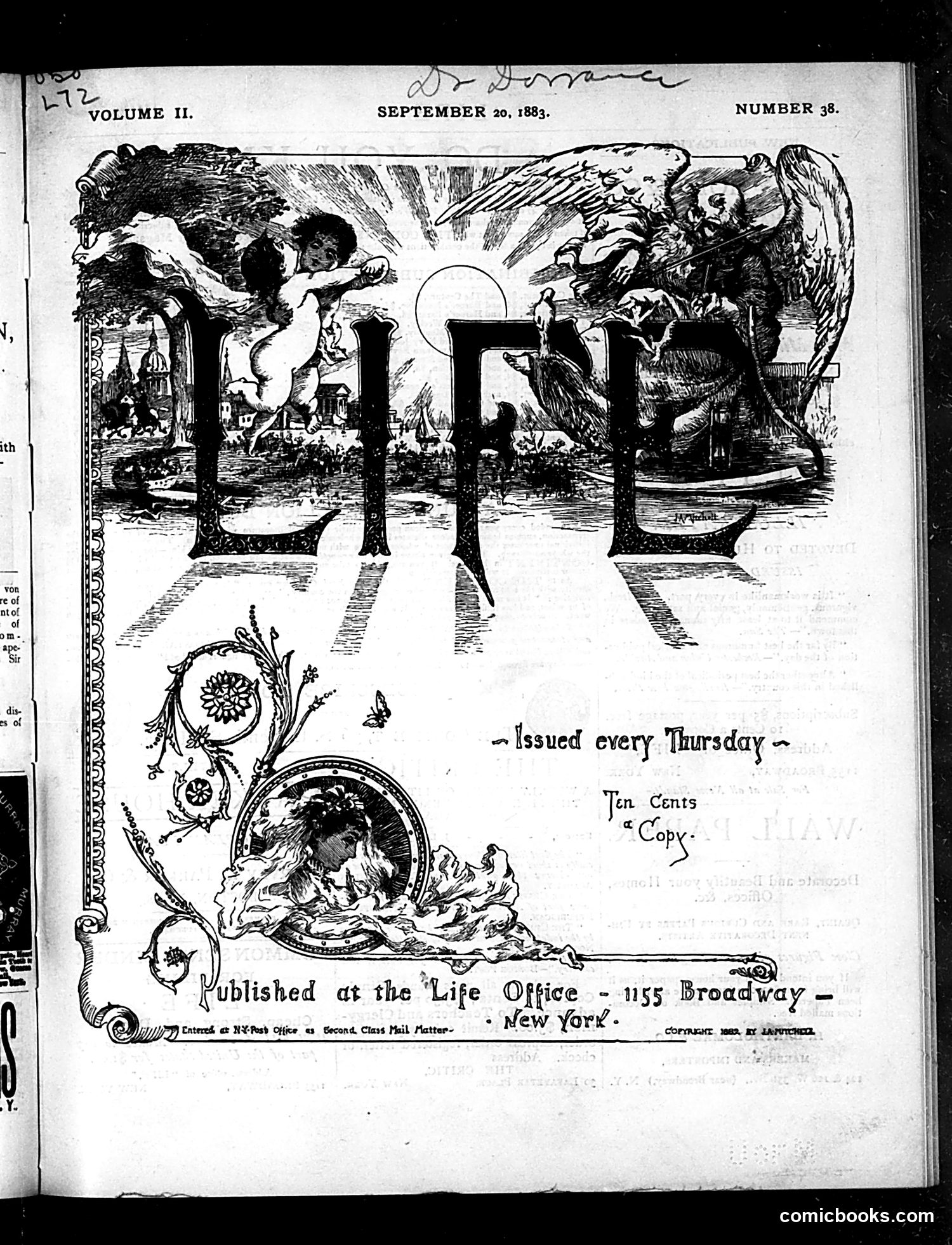 Life — September 20, 1883 — page 1 of 16