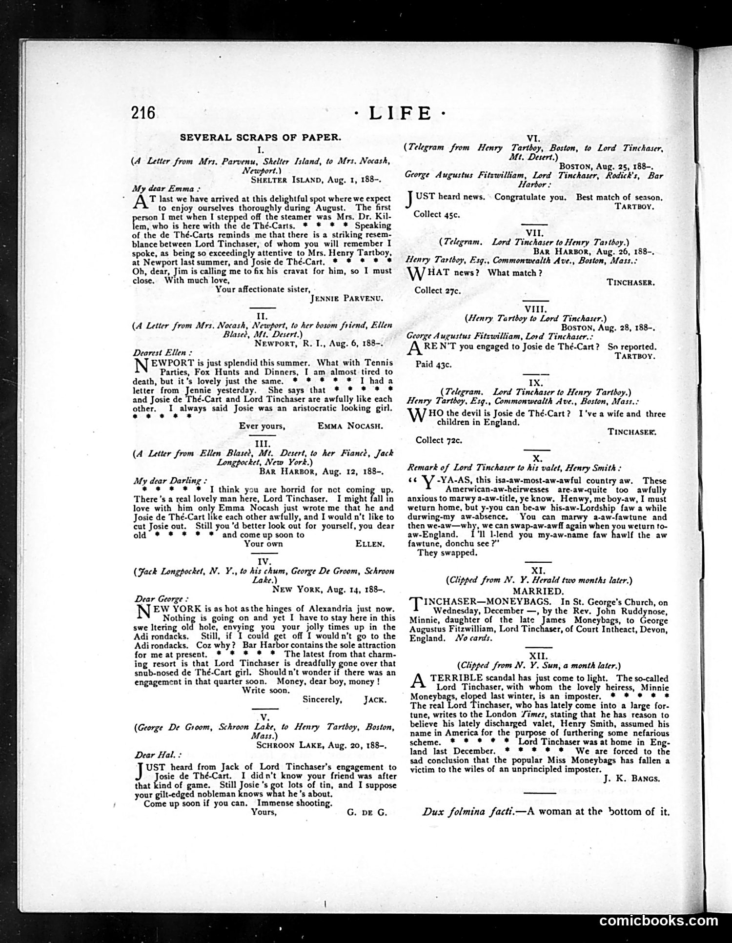 Life — November 1, 1883 — page 4: Life, 1883-11-01