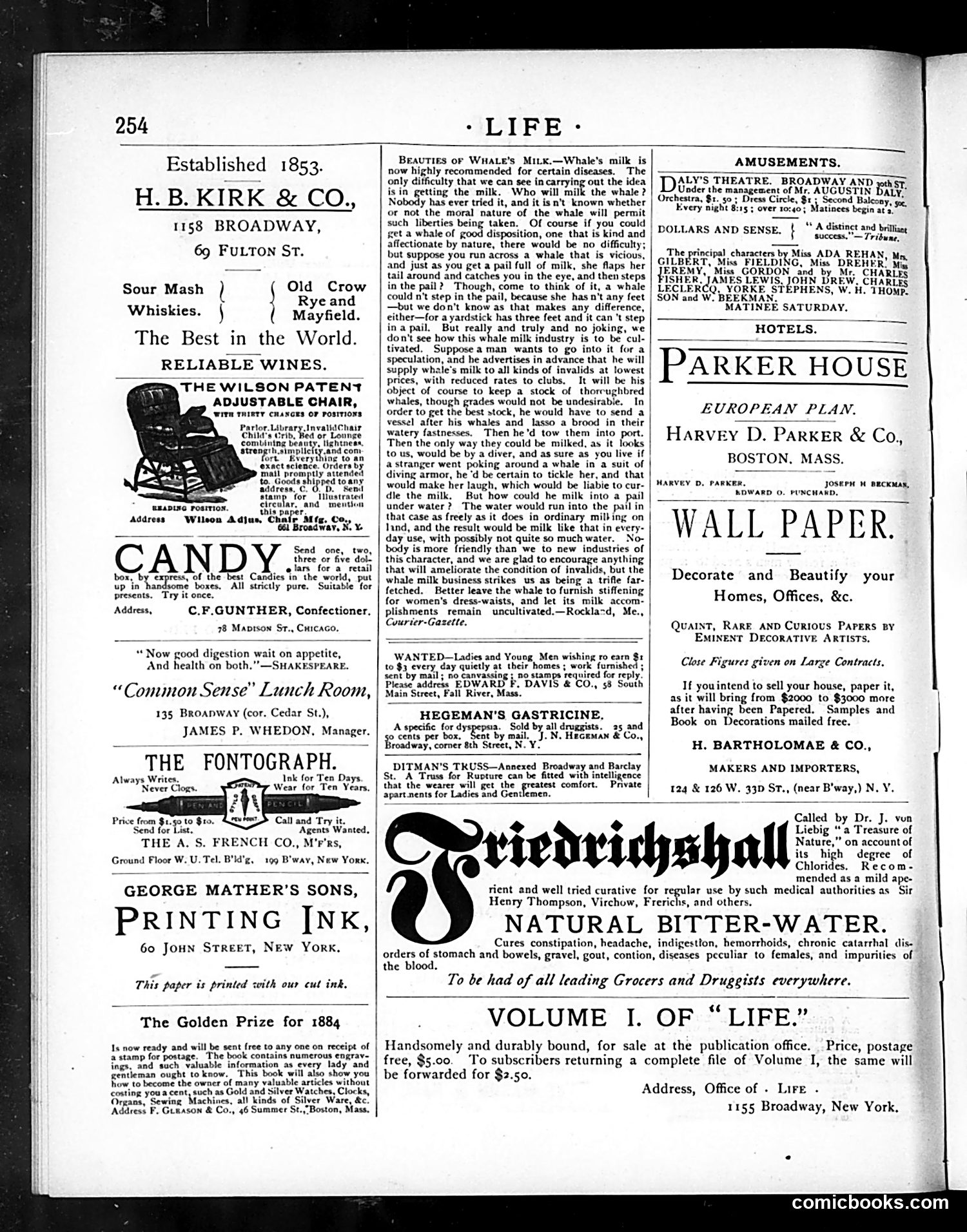 Life — November 15, 1883 — page 14: Life, 1883-11-15
