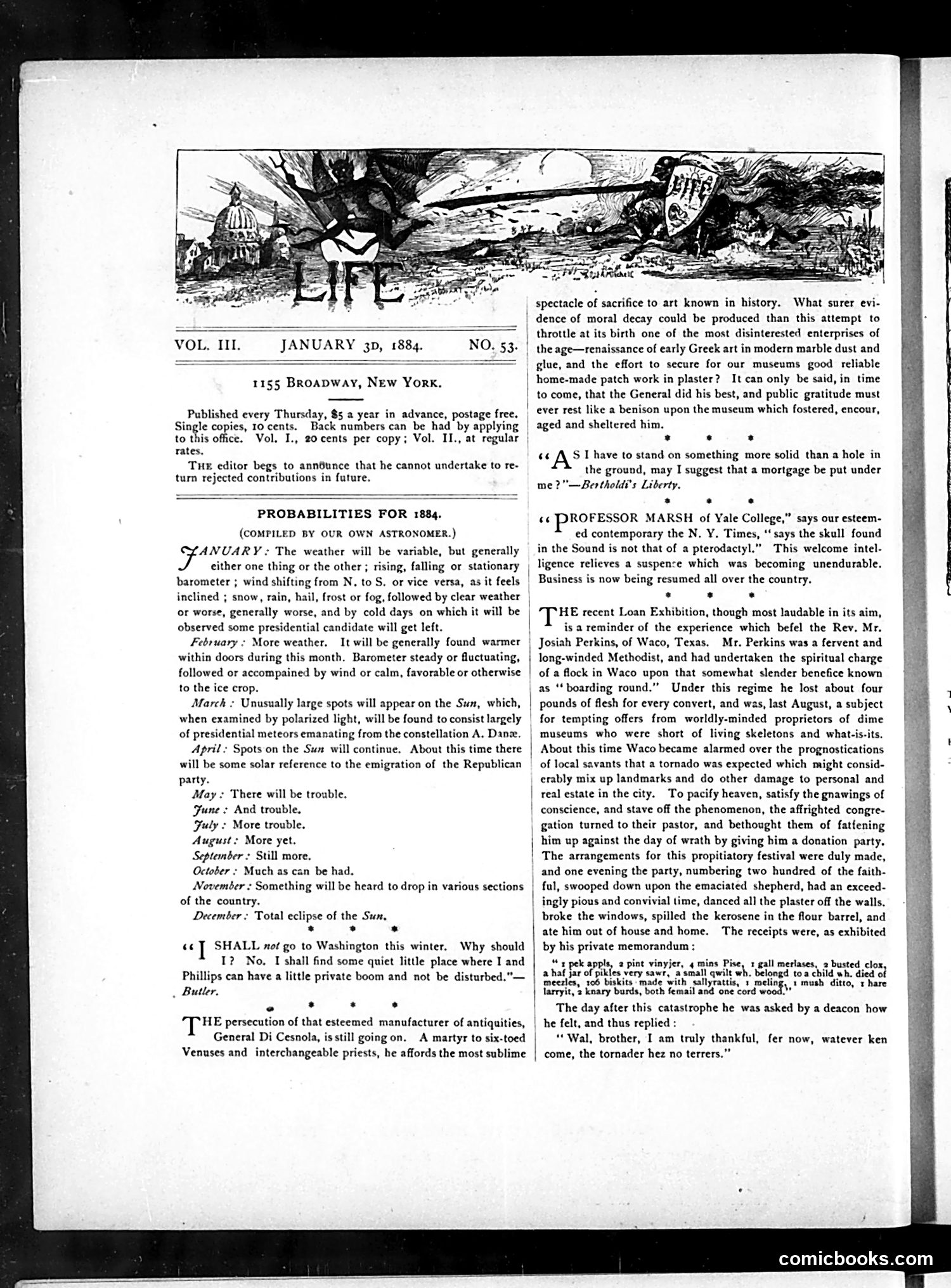 Life — January 3, 1884 — page 2: Life, 1884-01-03