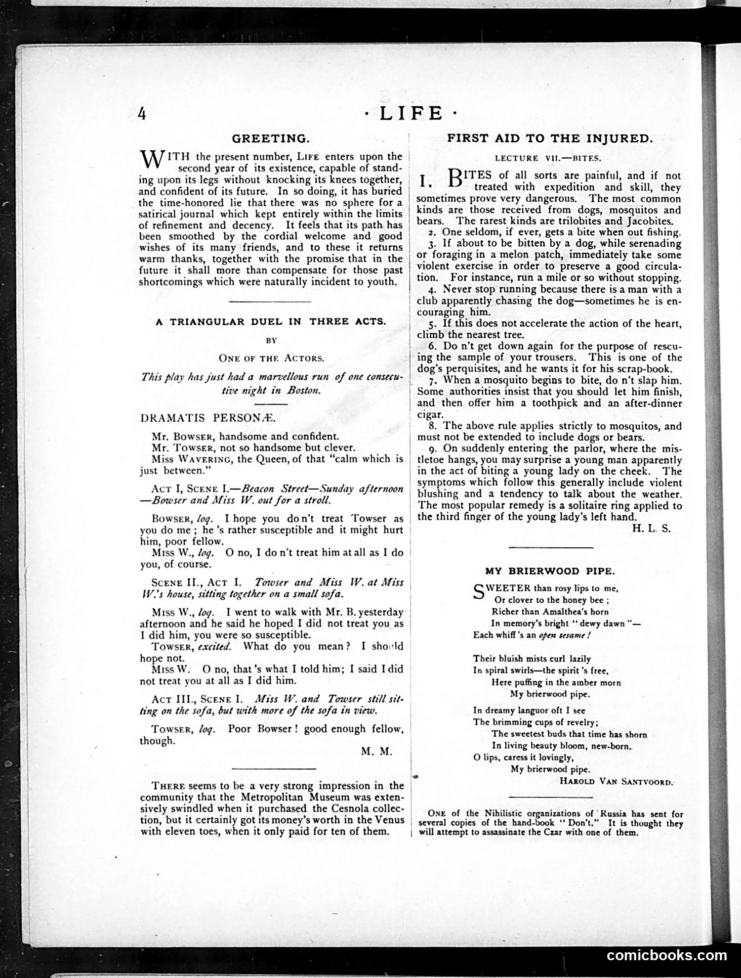 Life — January 3, 1884 — page 4: Life, 1884-01-03