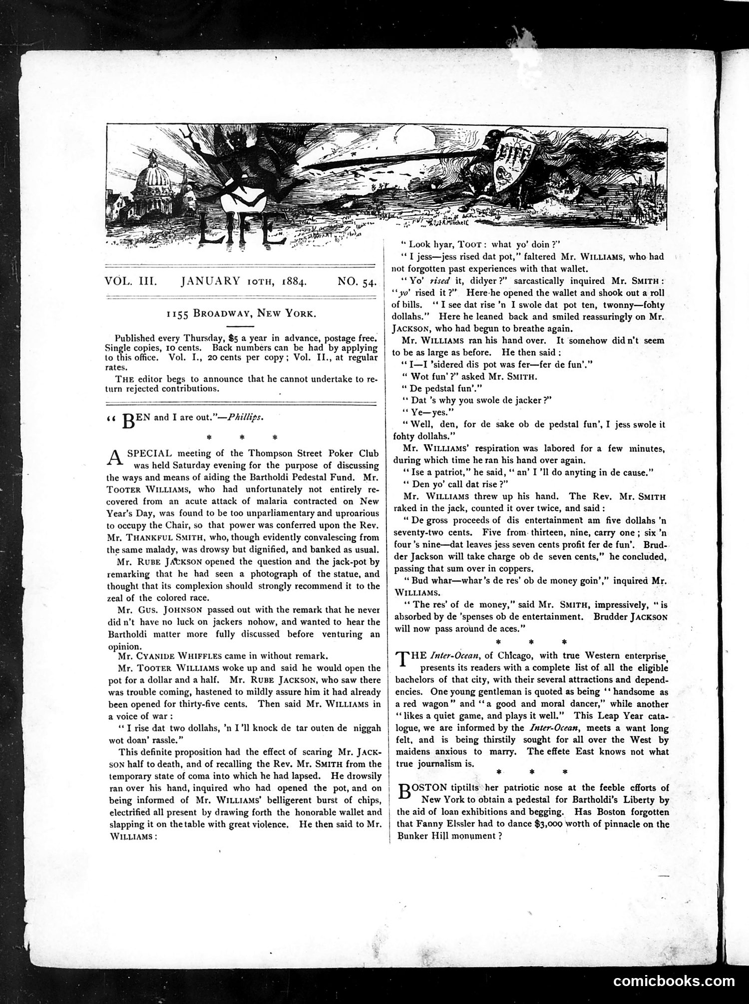 Life — January 10, 1884 — page 2: Life, 1884-01-10