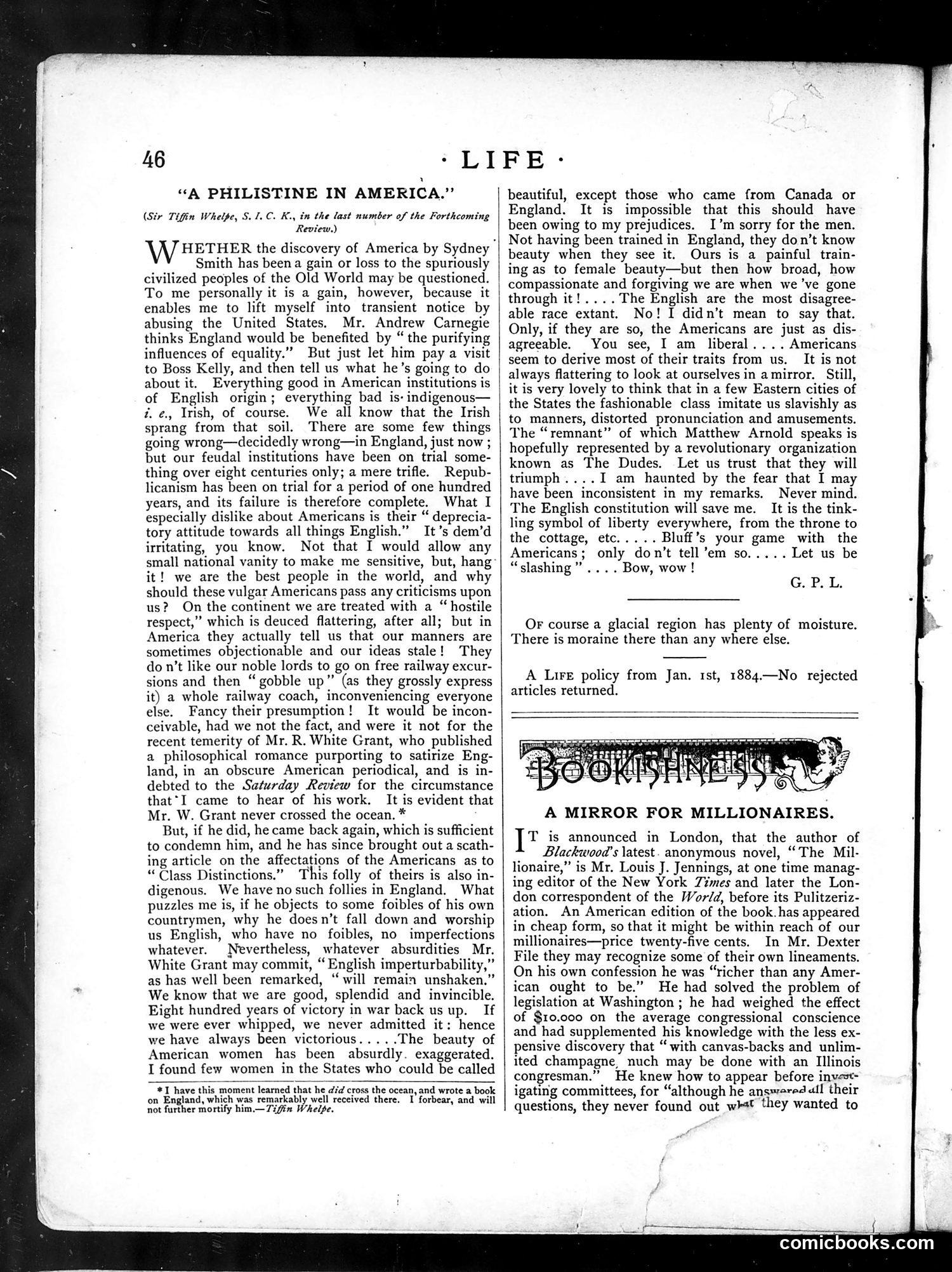 Life — January 24, 1884 — page 4: Life, 1884-01-24