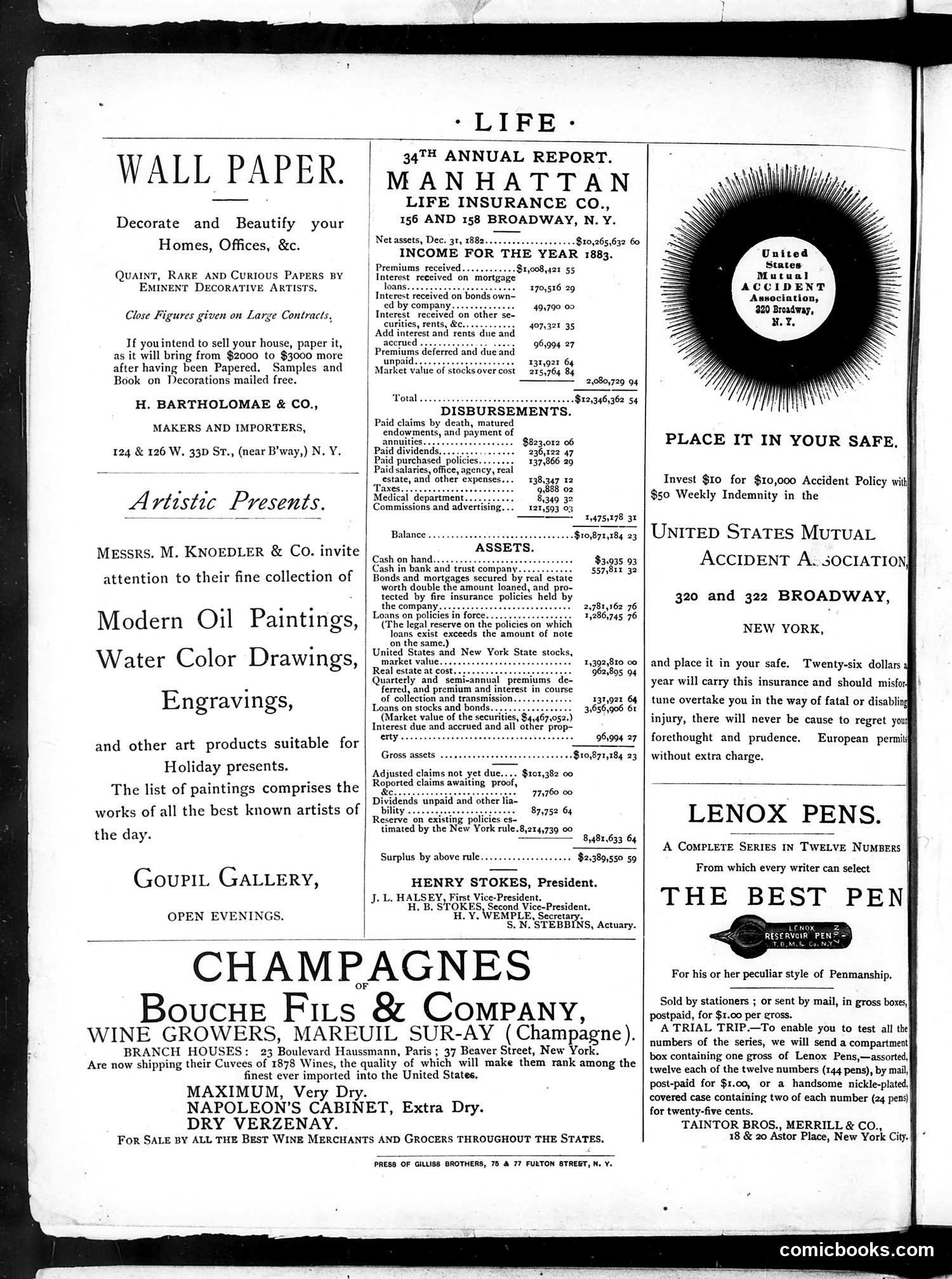Life — January 31, 1884 — page 6: Life, 1884-01-31