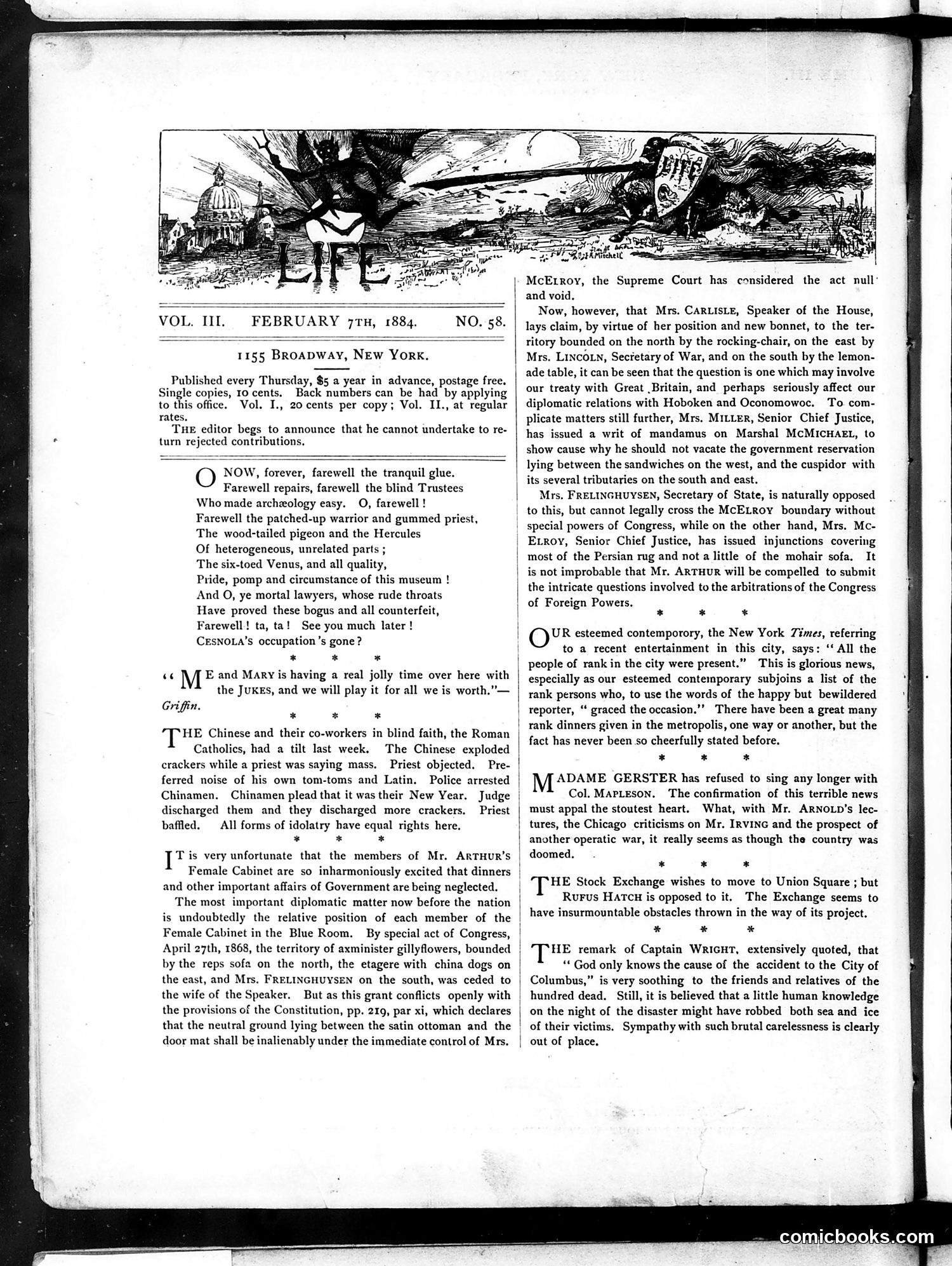 Life — February 7, 1884 — page 2: Life, 1884-02-07