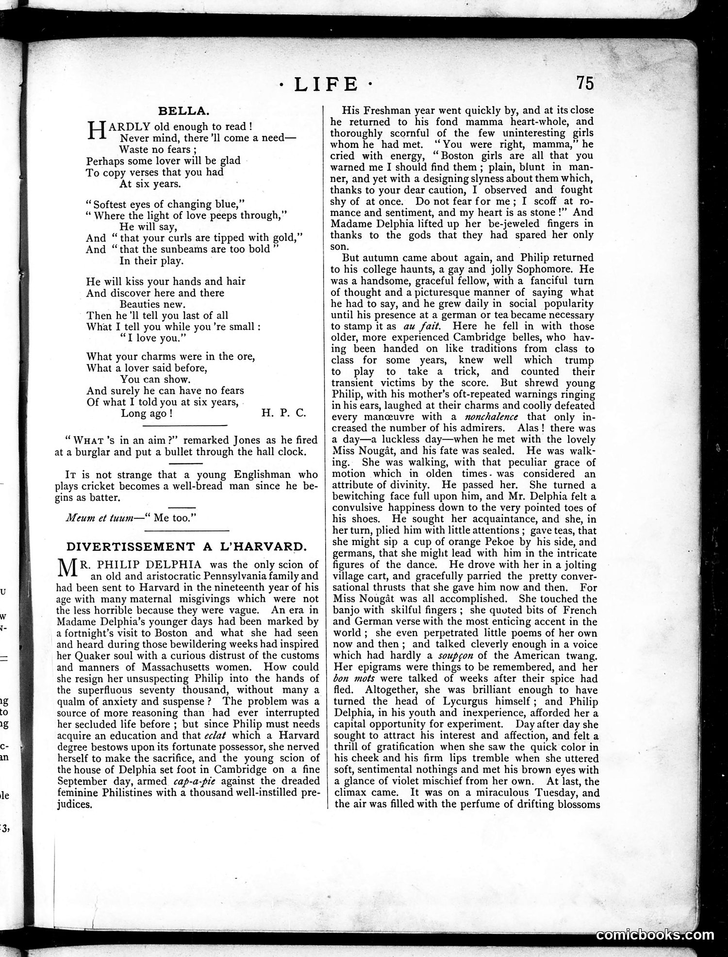 Life — February 7, 1884 — page 5: Life, 1884-02-07