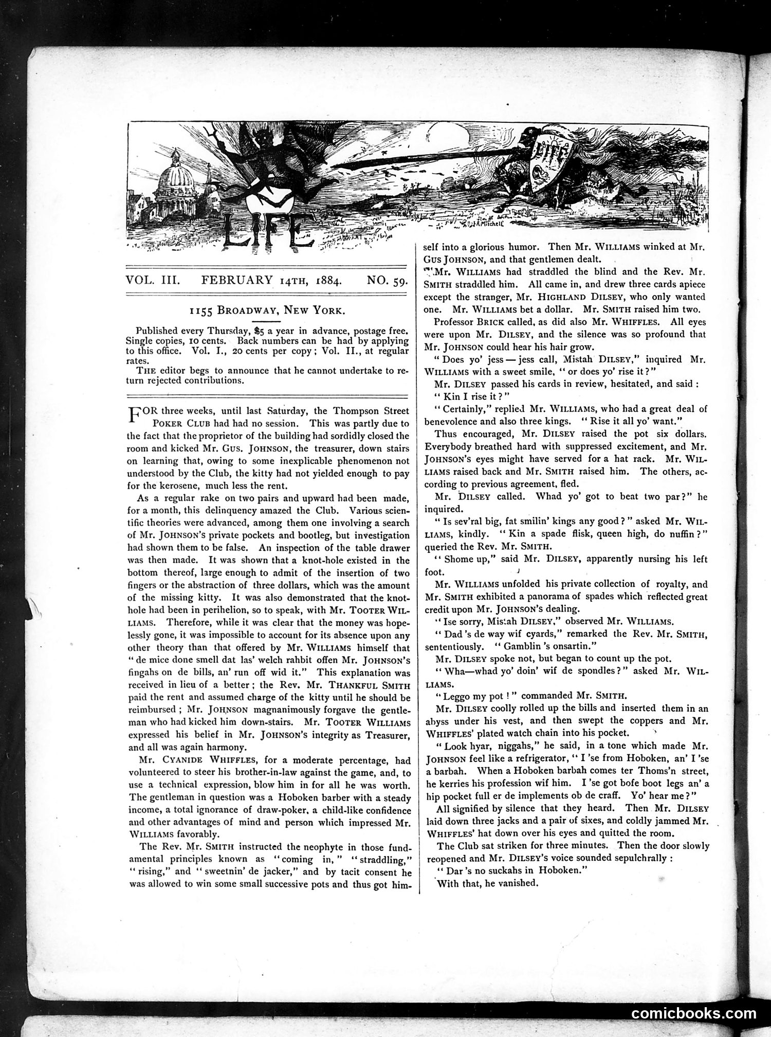 Life — February 14, 1884 — page 2: Life, 1884-02-14