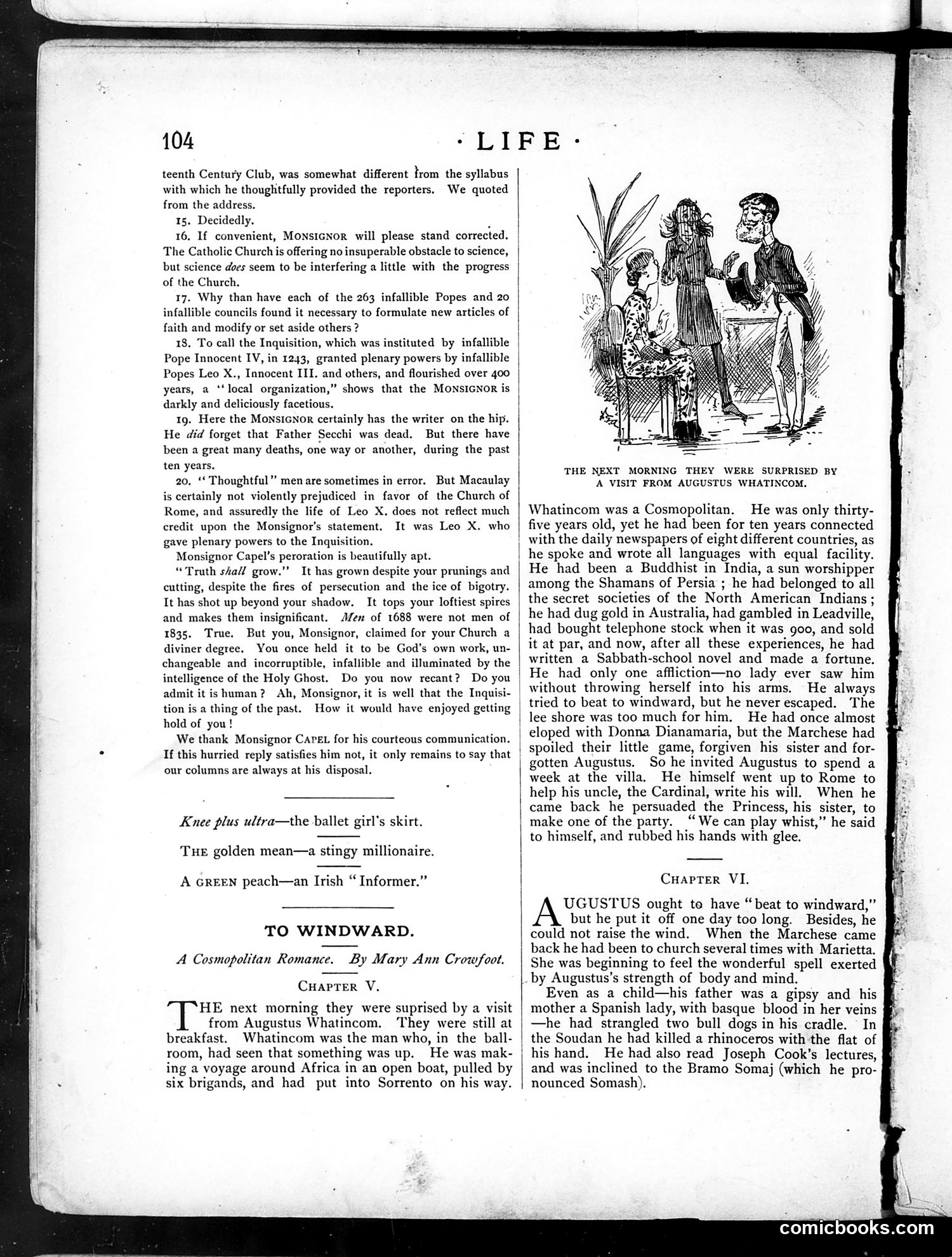 Life — February 21, 1884 — page 6: Life, 1884-02-21