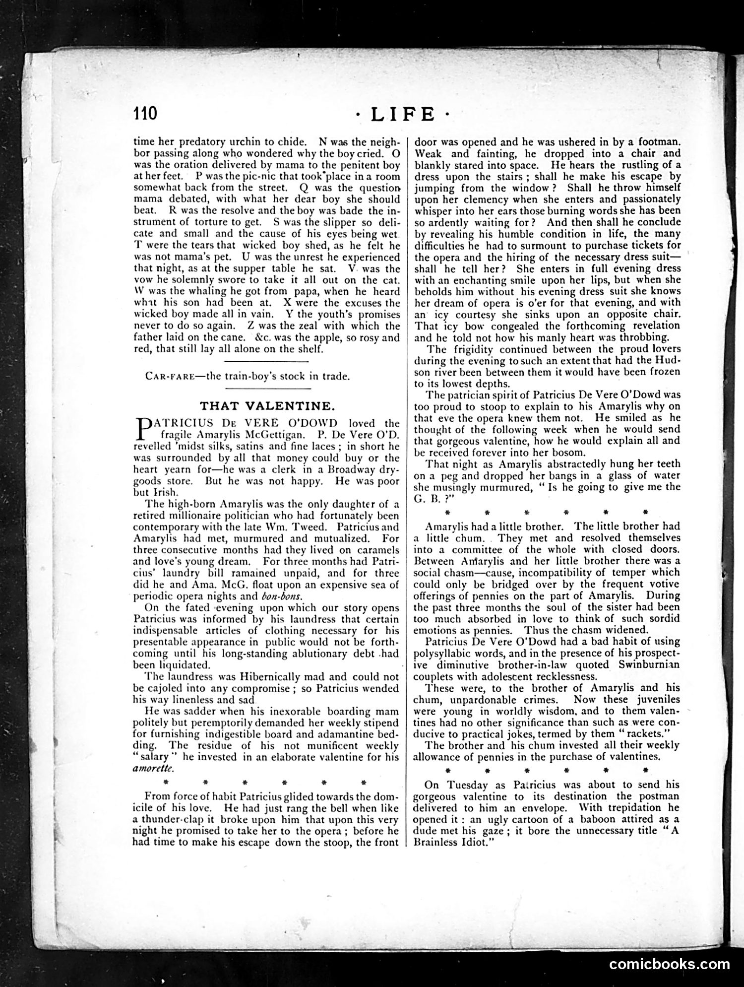 Life — February 21, 1884 — page 12: Life, 1884-02-21