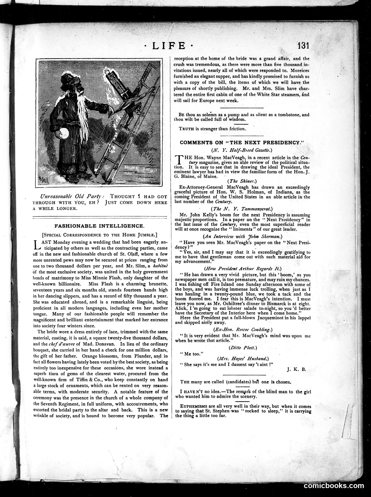Life — March 6, 1884 — page 5: Life, 1884-03-06