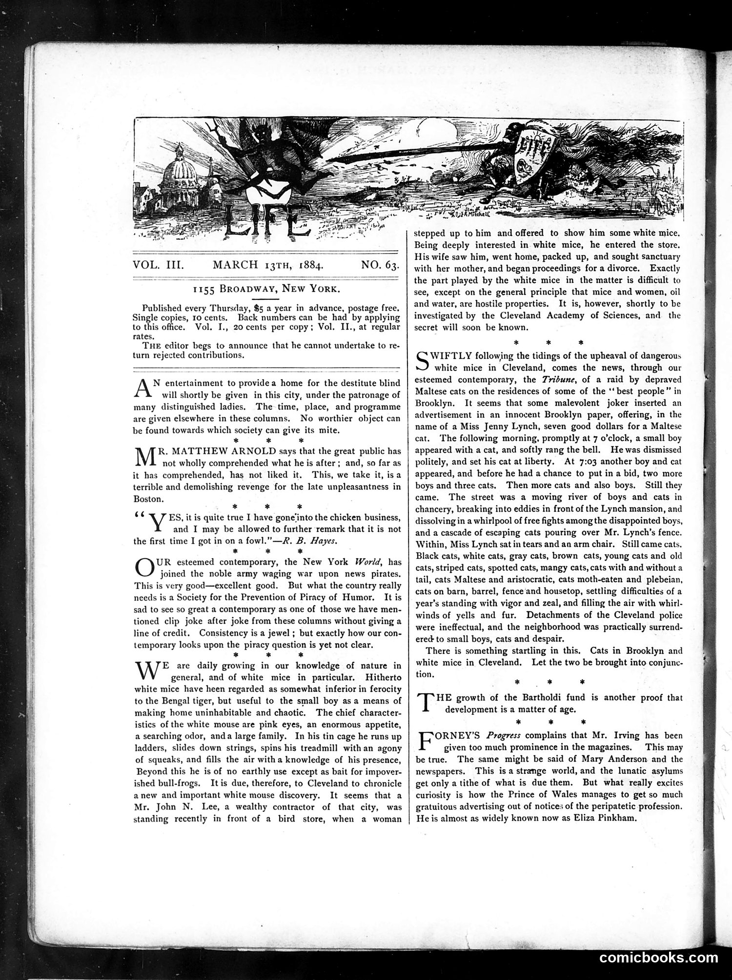 Life — March 13, 1884 — page 2: Life, 1884-03-13