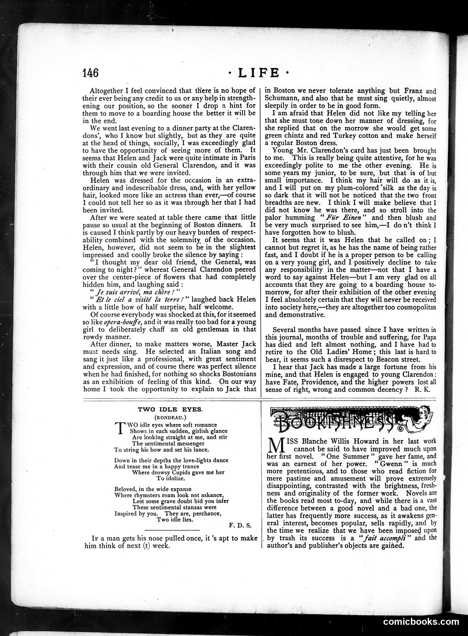 Life — March 13, 1884 — page 6: Life, 1884-03-13