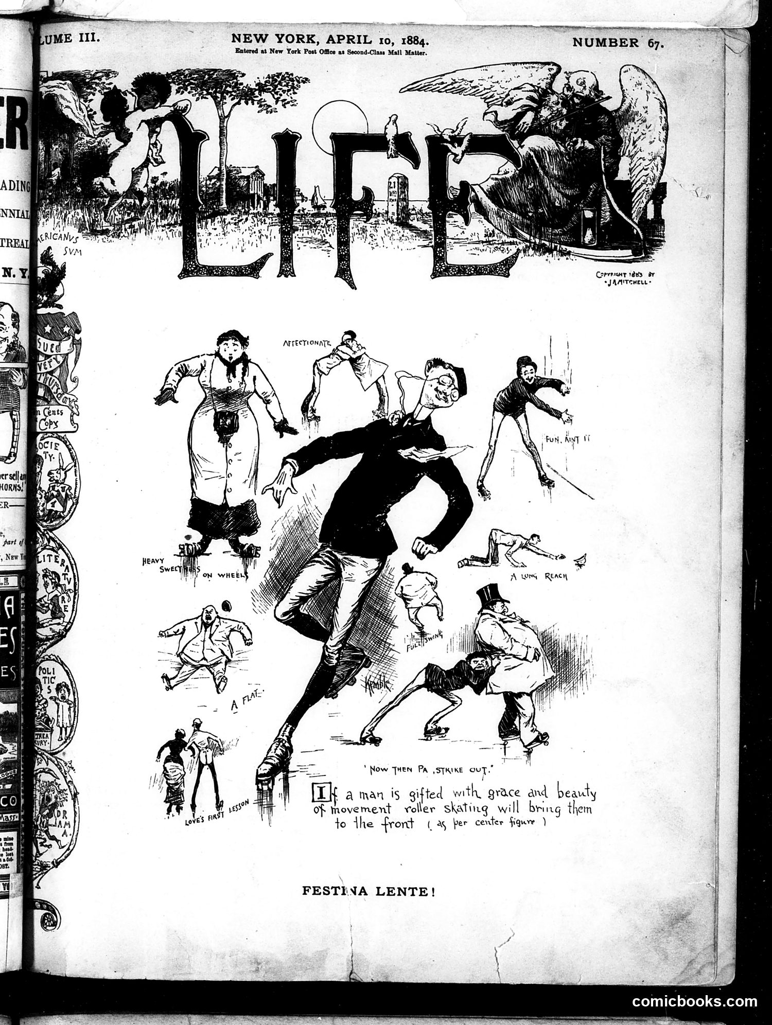 Life — April 10, 1884 — page 1: Life, 1884-04-10