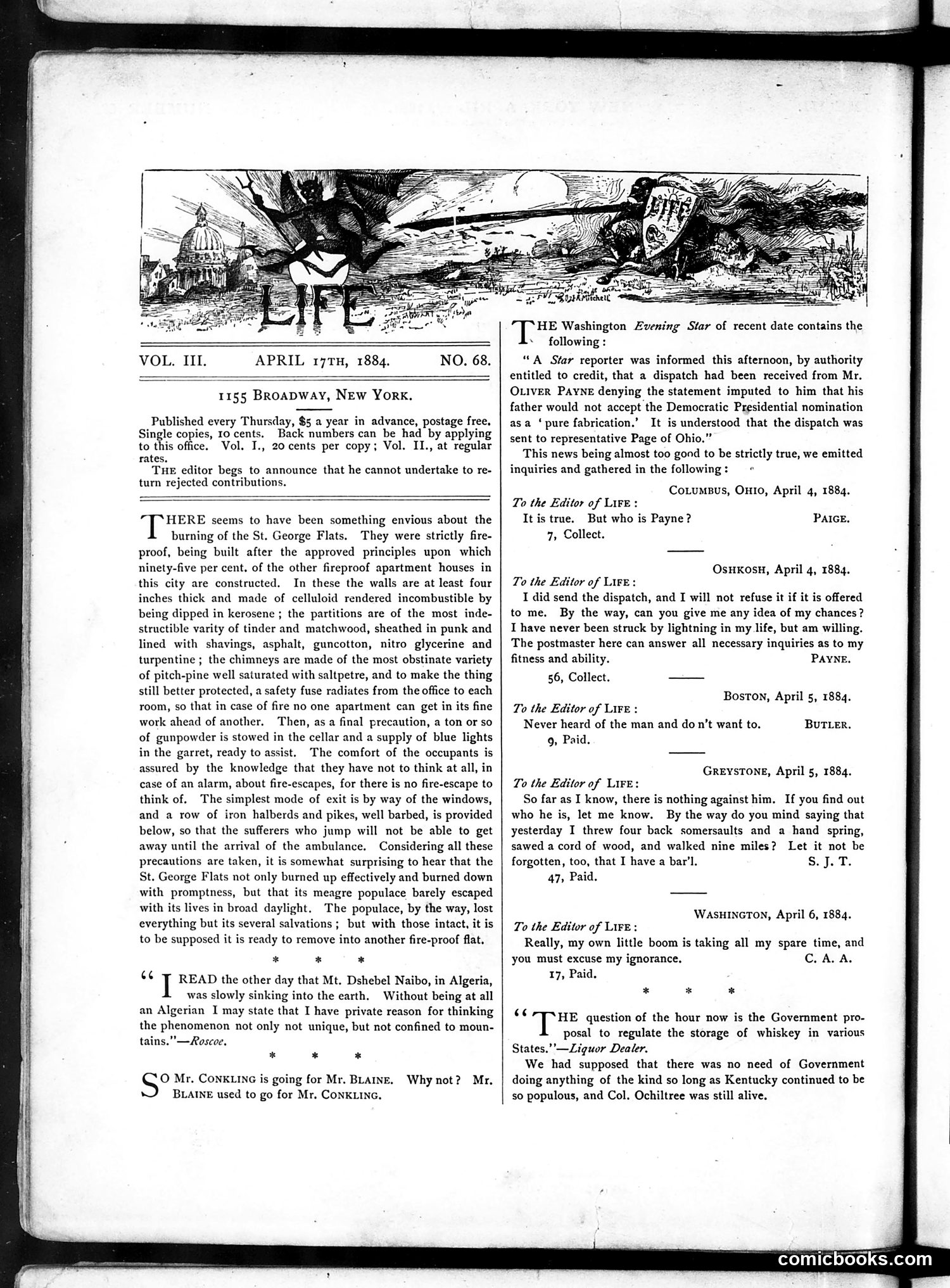 Life — April 17, 1884 — page 2: Life, 1884-04-17