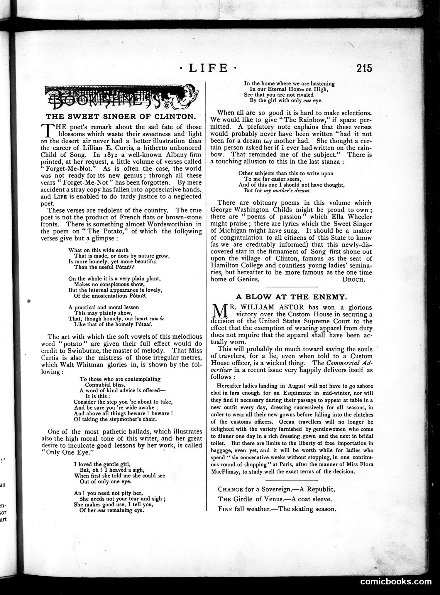 Life — April 17, 1884 — page 5: Life, 1884-04-17