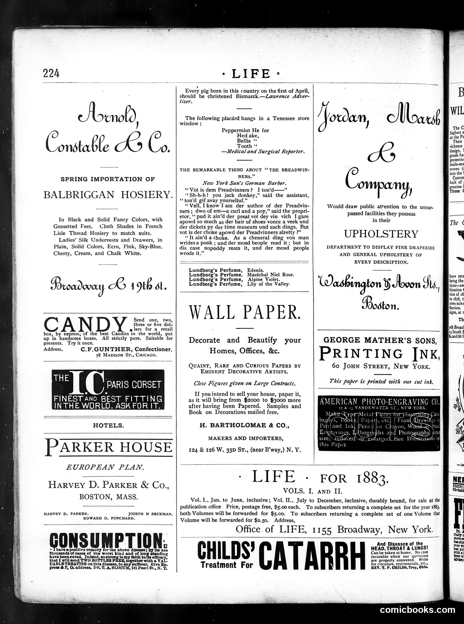 Life — April 17, 1884 — page 14: Life, 1884-04-17