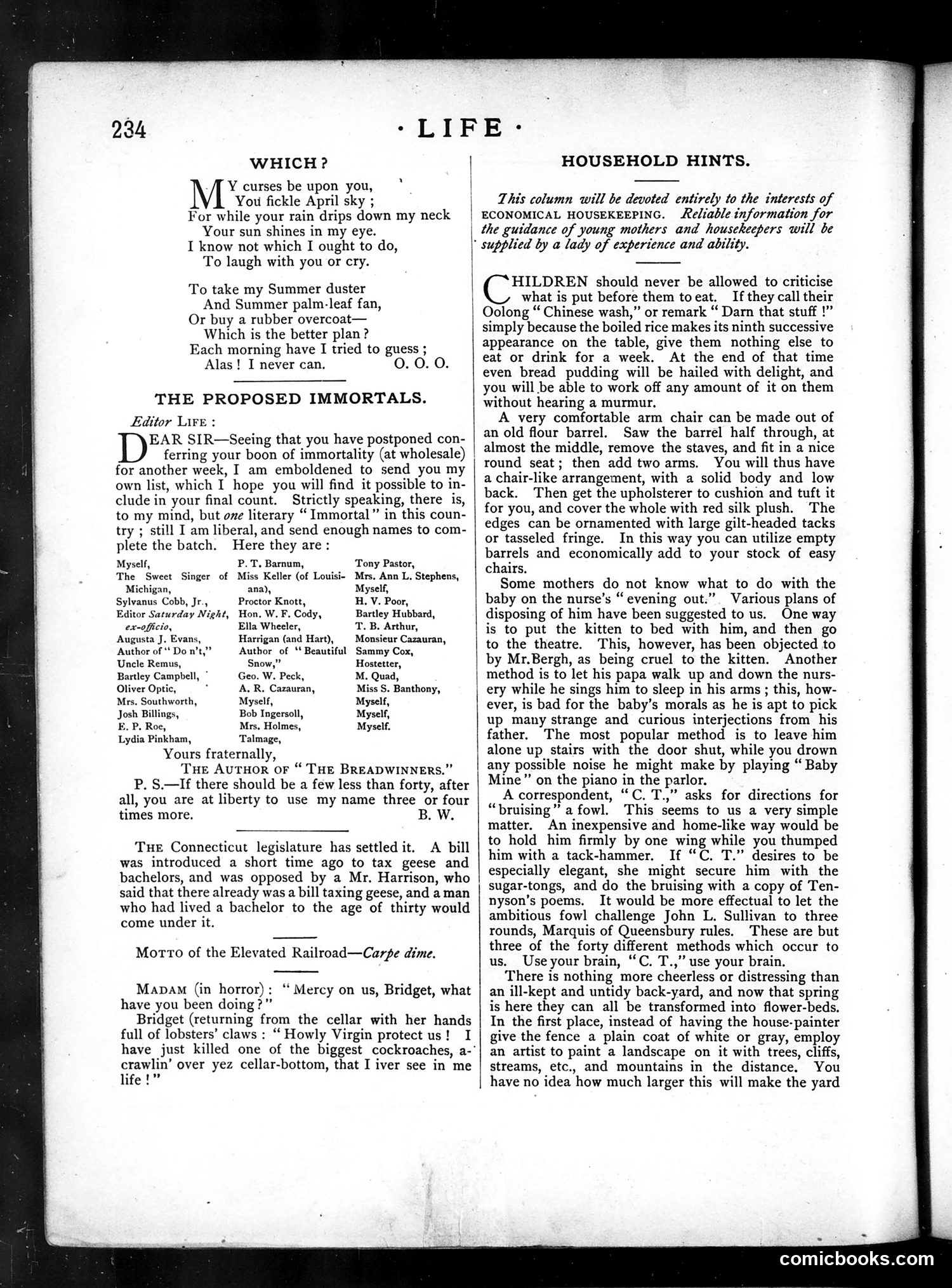 Life — April 24, 1884 — page 10: Life, 1884-04-24